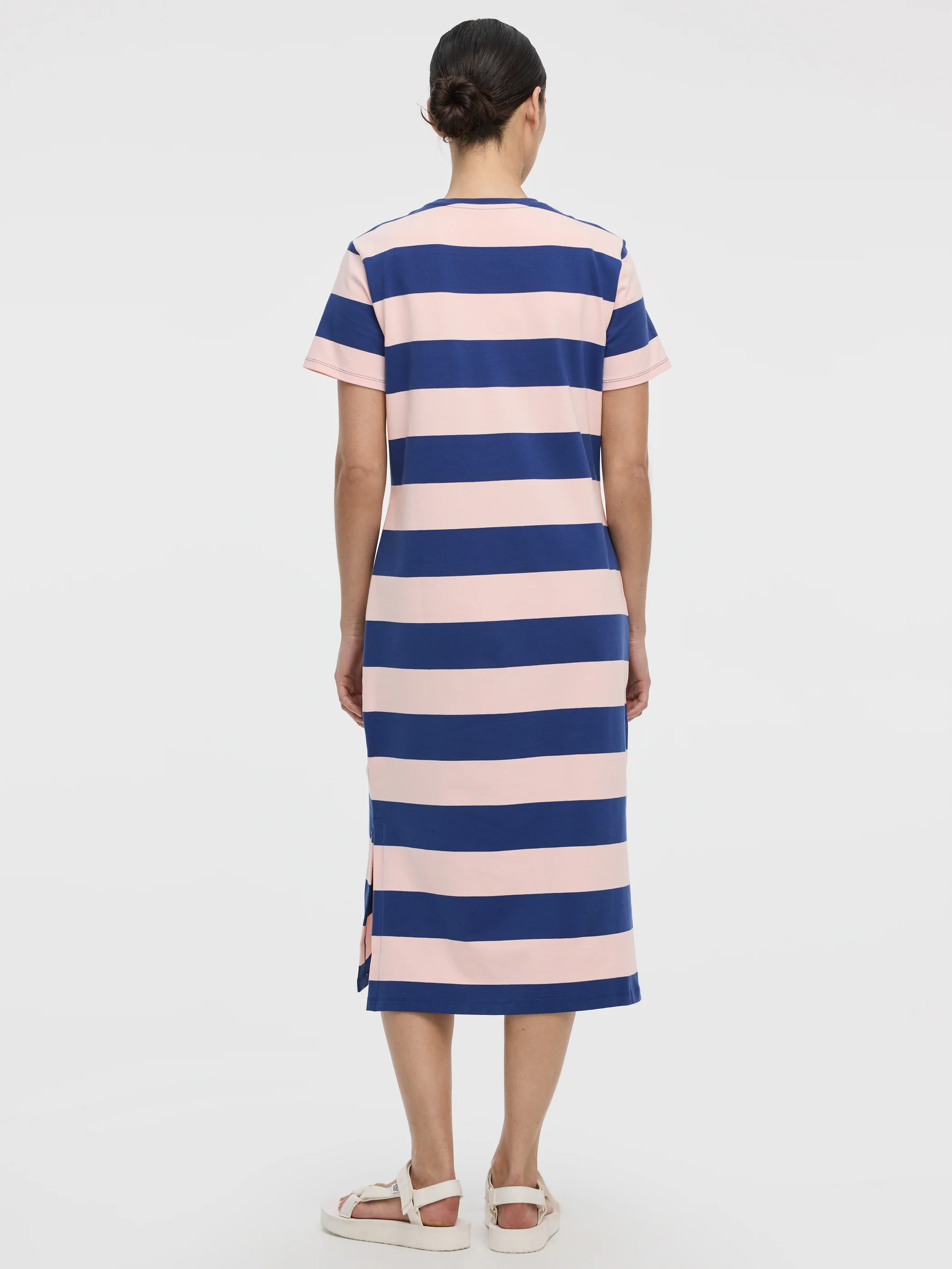Striped T-Shirt Dress - Hyba - Image 3