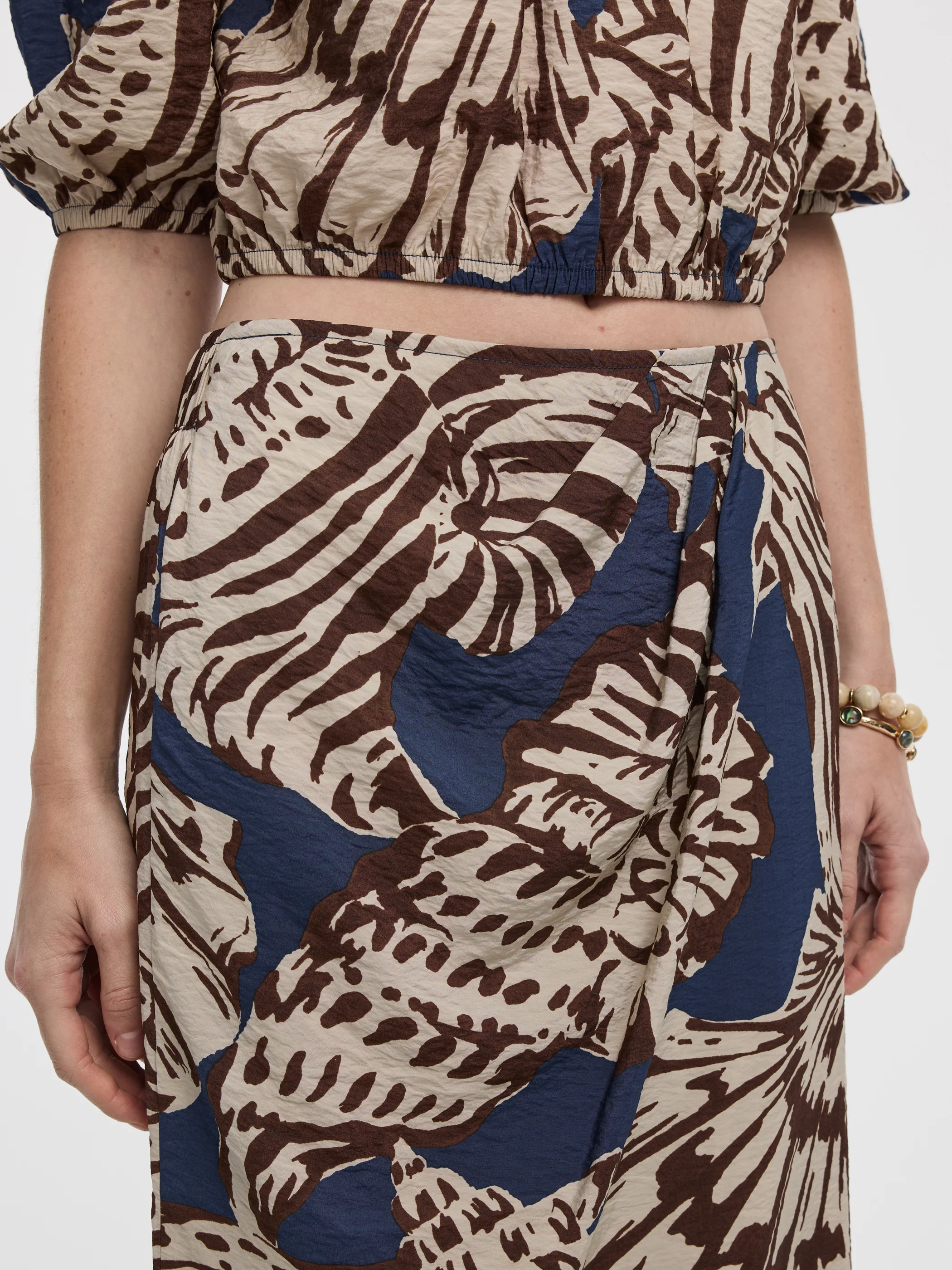 Wrap Midi Skirt - Image 3