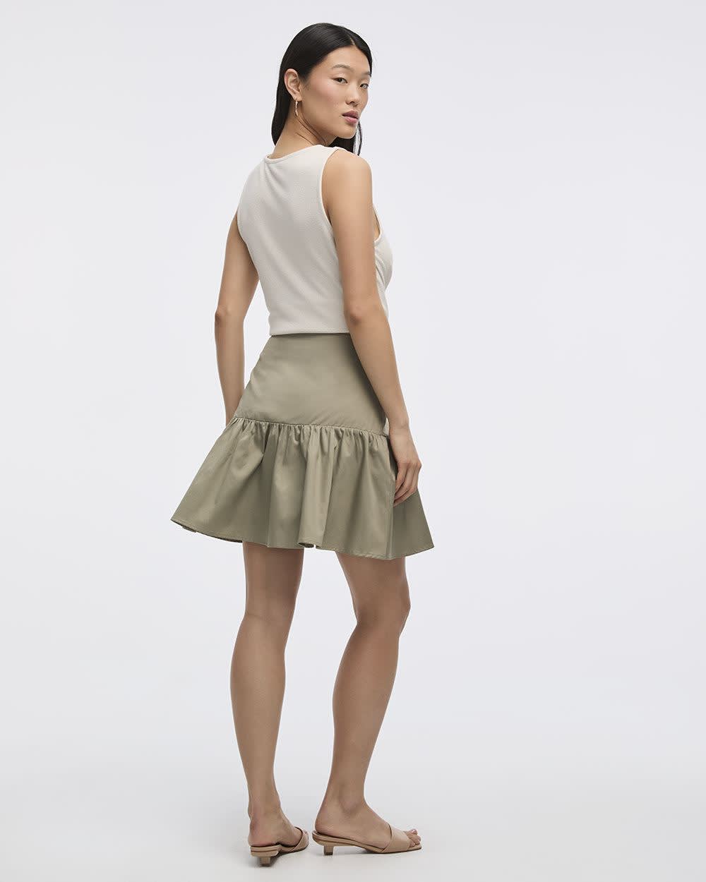 Mini Skirt with Ruffled Hem - Image 6
