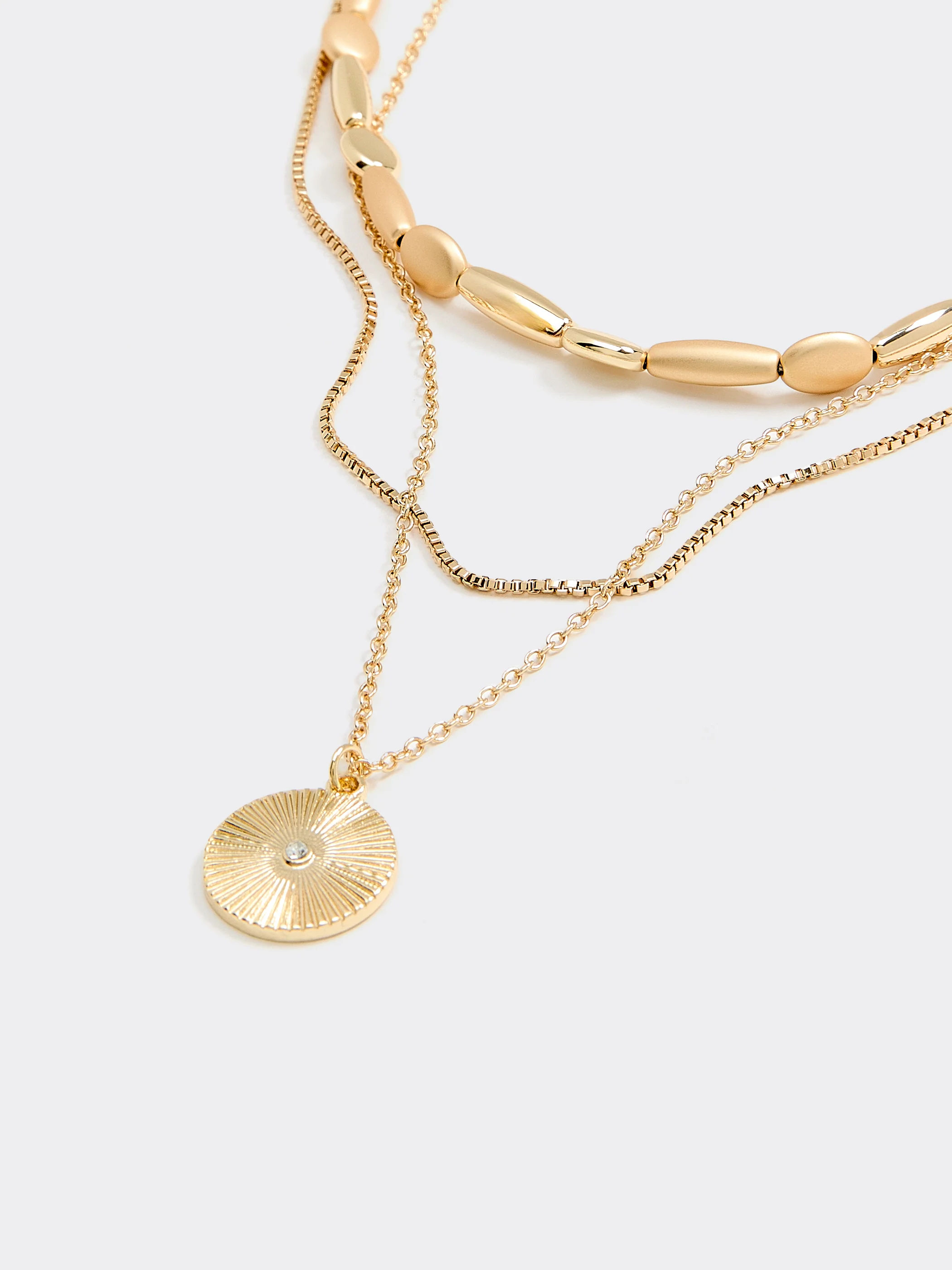 Multilayer Short Necklace with Pendant - Image 4