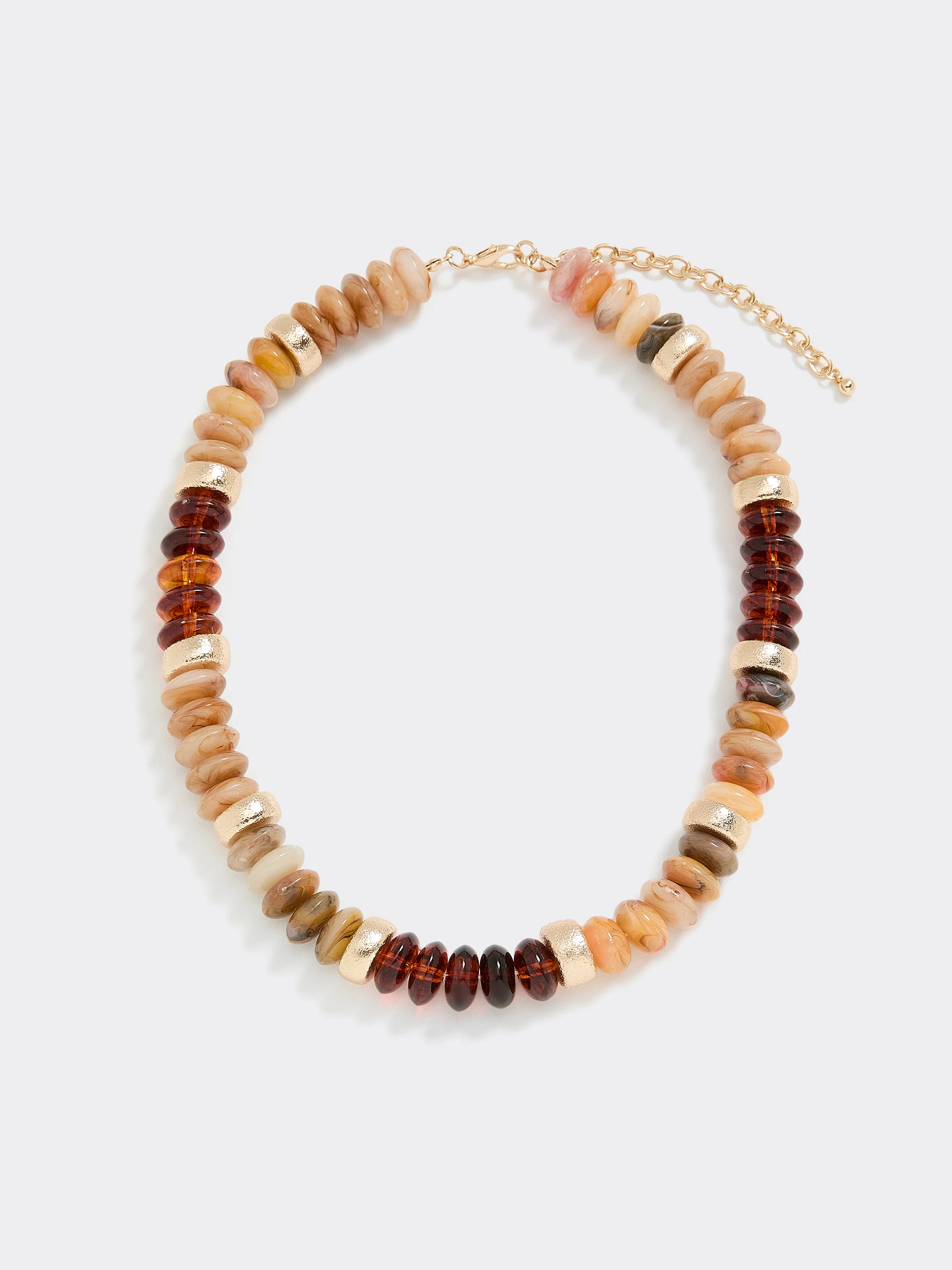 Short Necklace with Disc Beads - Image 2