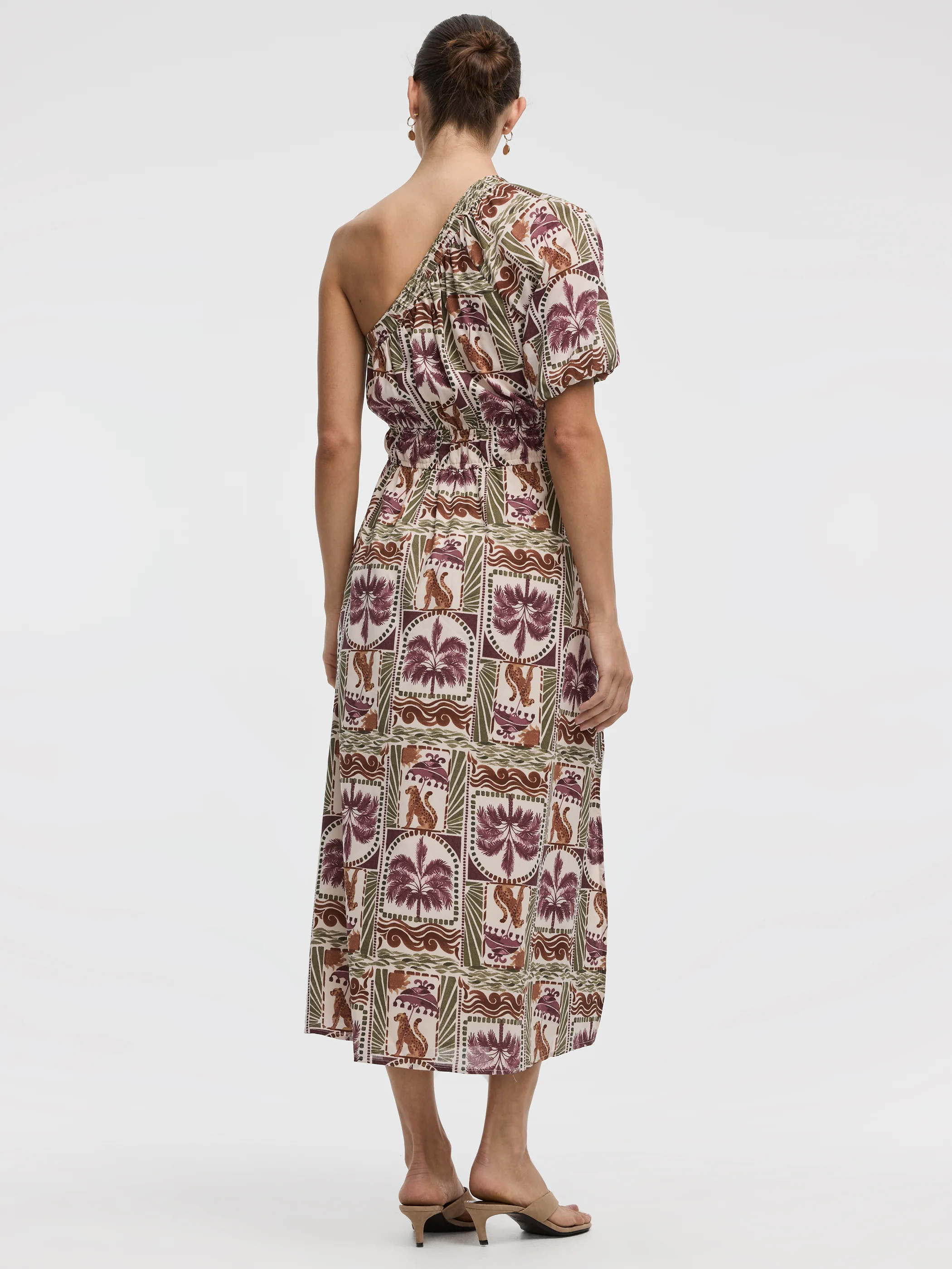 One-Shoulder Maxi Dress - Image 3