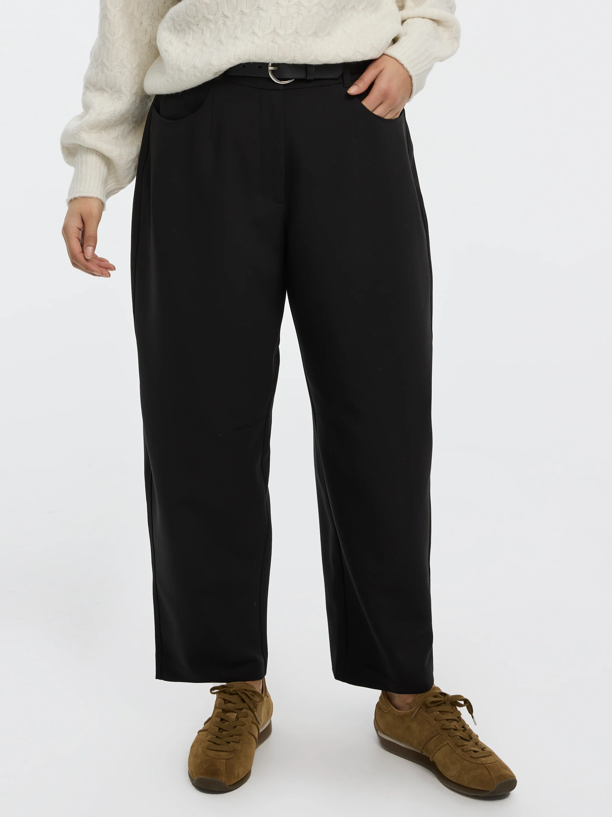 Mid-Rise Barrel Pants - Curvy Fit - Image 3