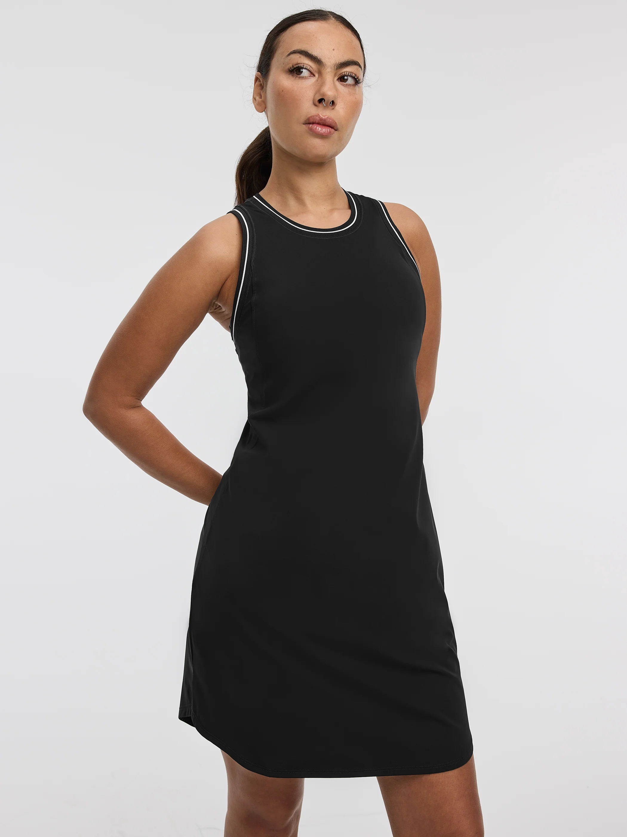 Sleeveless Crew-Neck Dress - Hyba - Image 3