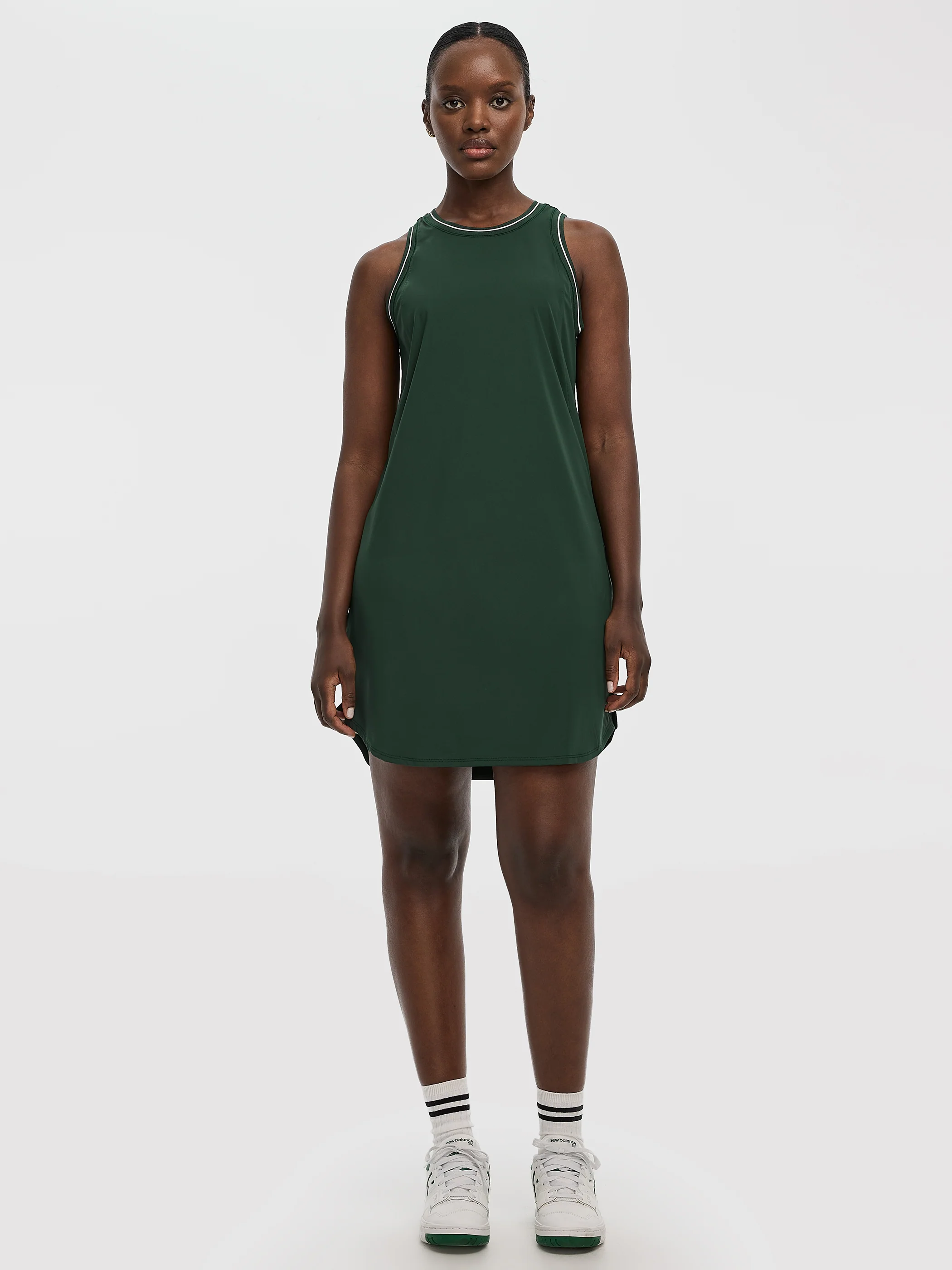 Sleeveless Crew-Neck Dress - Hyba - Image 5