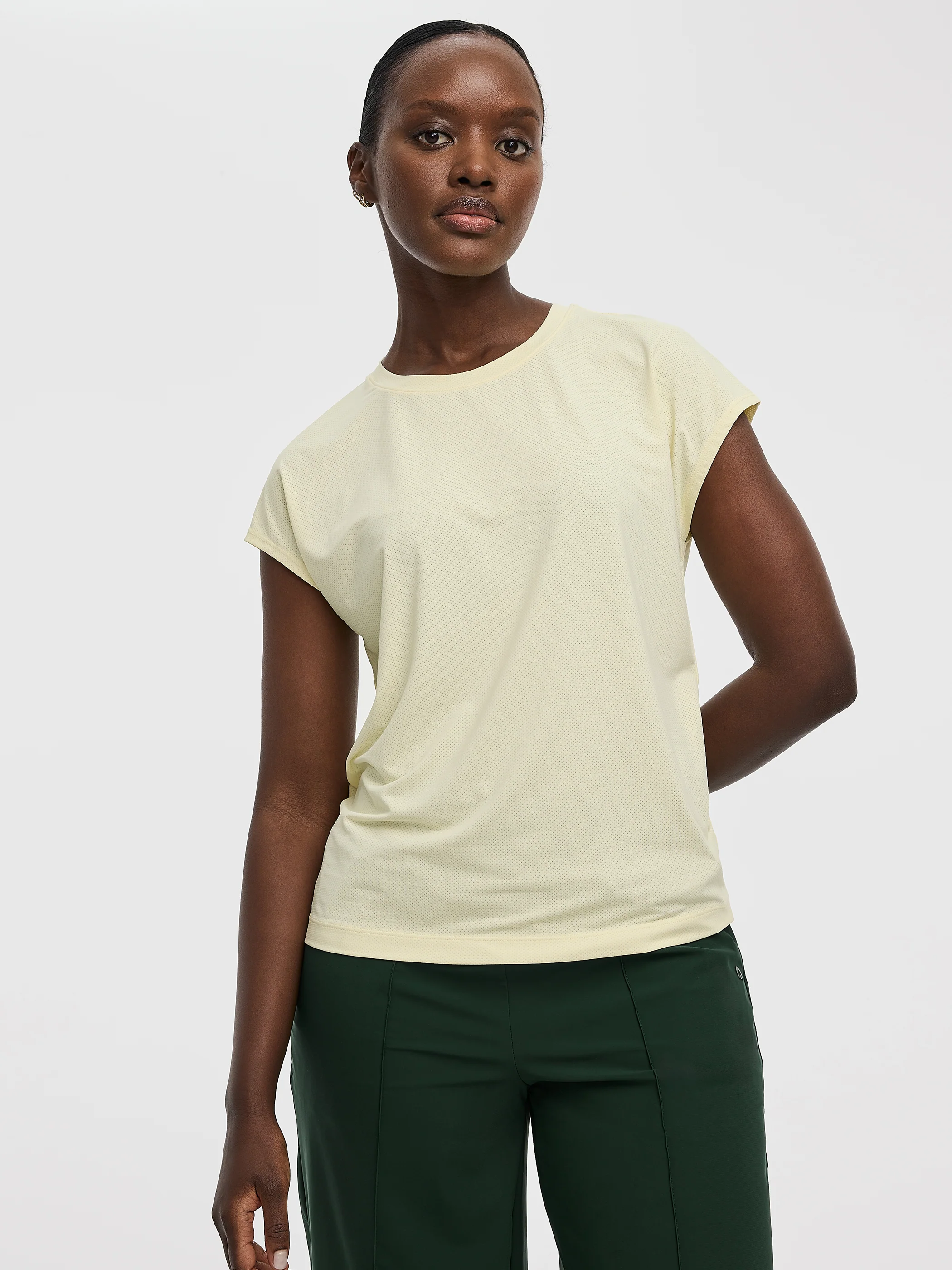 Extended-Sleeve Mesh T-Shirt - Image 5