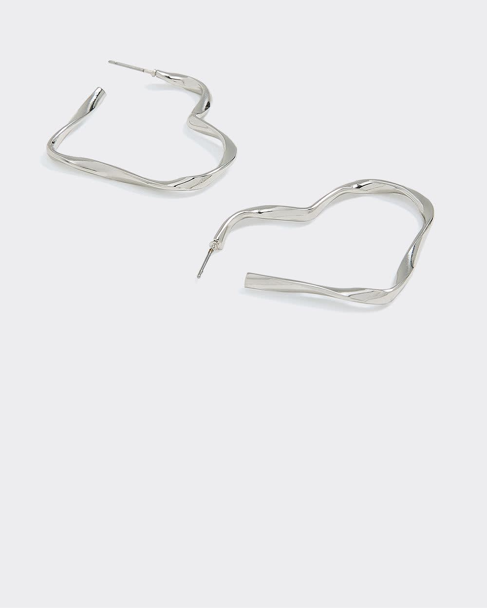 Heart-Shaped Hoops - Image 4