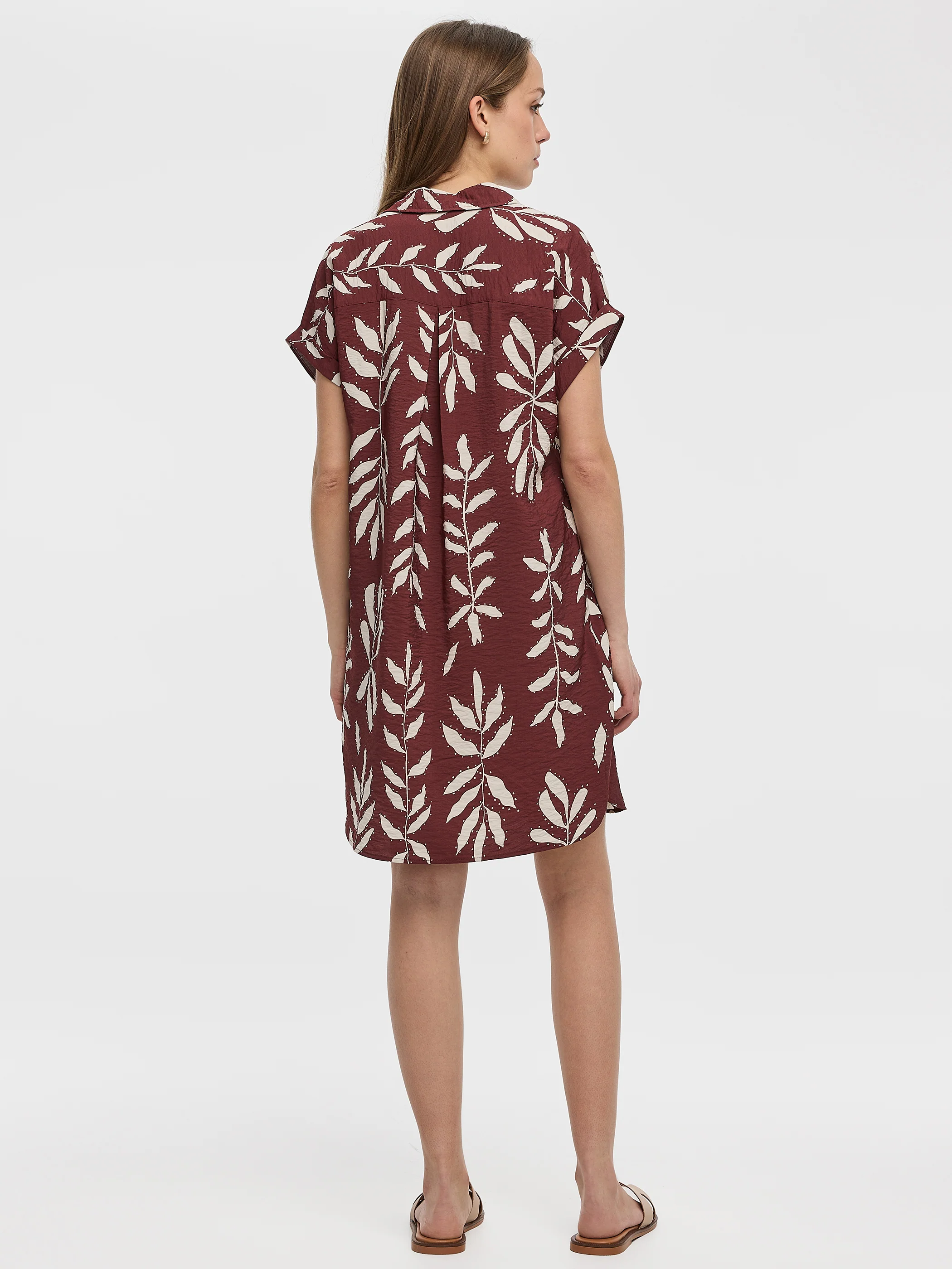 Short-Sleeve Shift Dress - Image 11