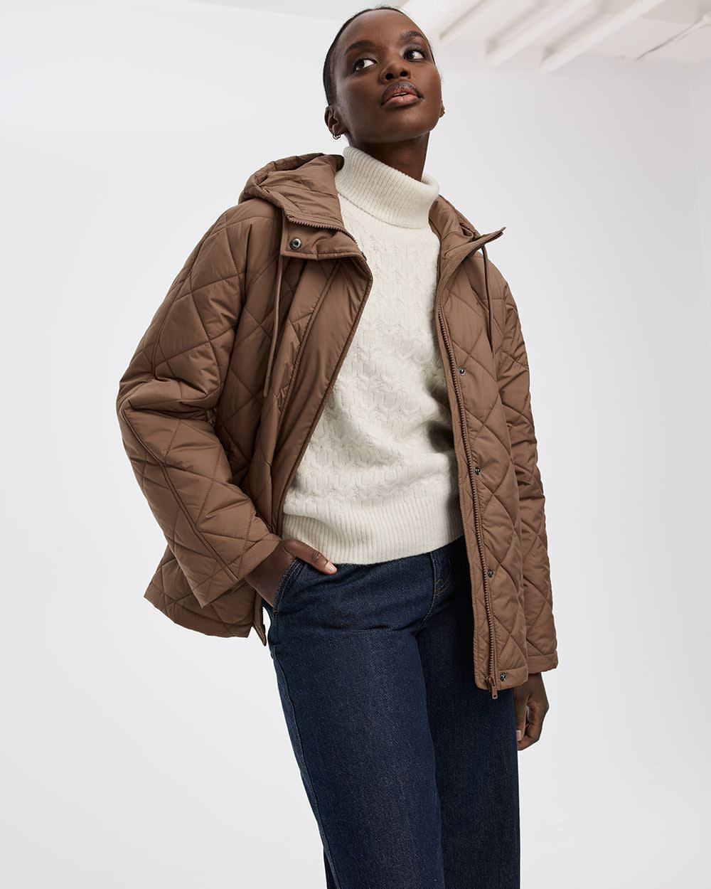Quilted Hooded Jacket - Image 6