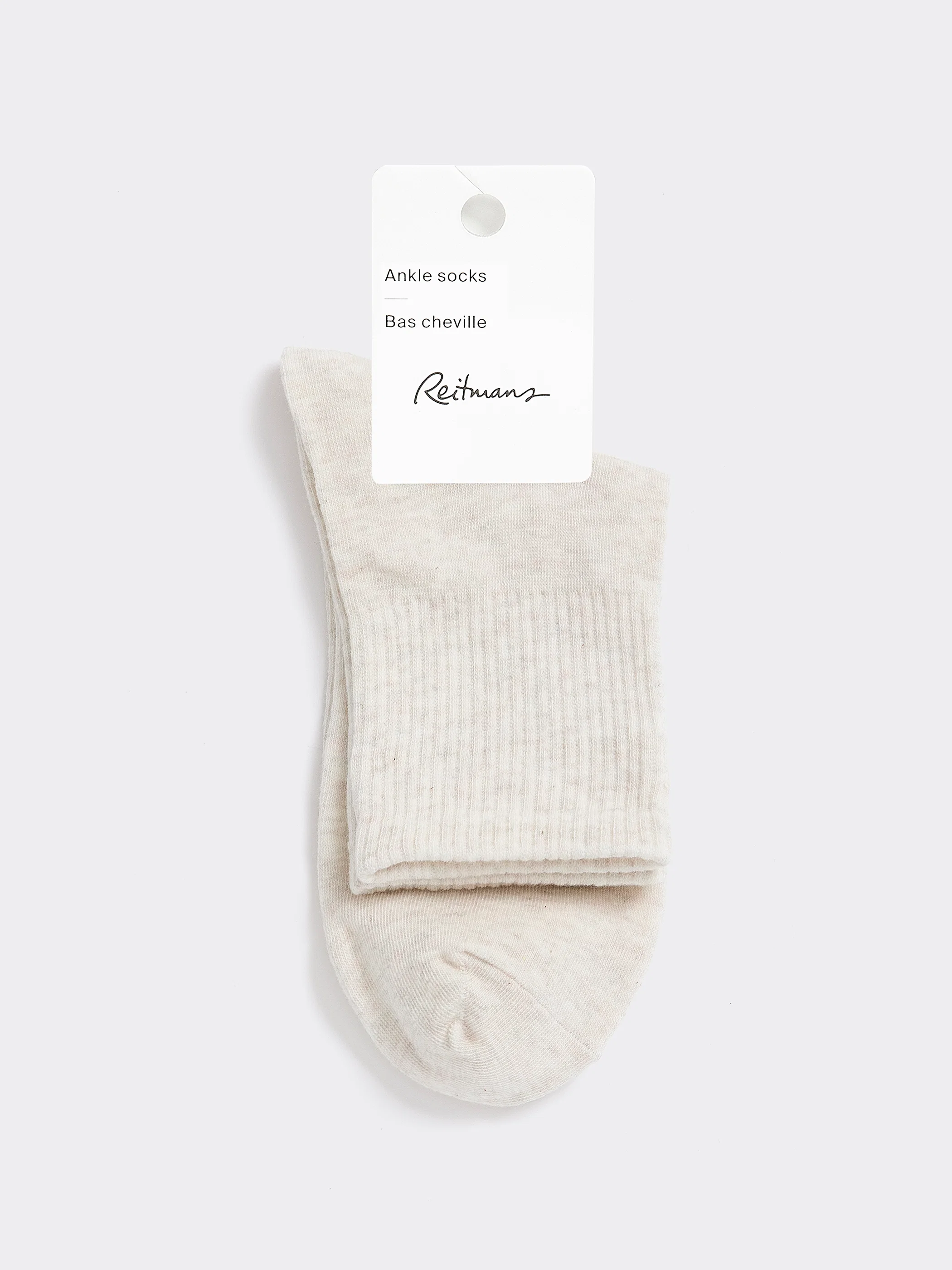 Ribbed Cotton Anklet Socks - Image 11