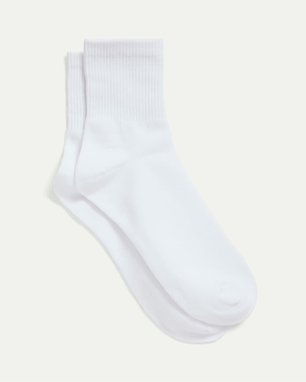 Ribbed Cotton Anklet Socks - Image 7