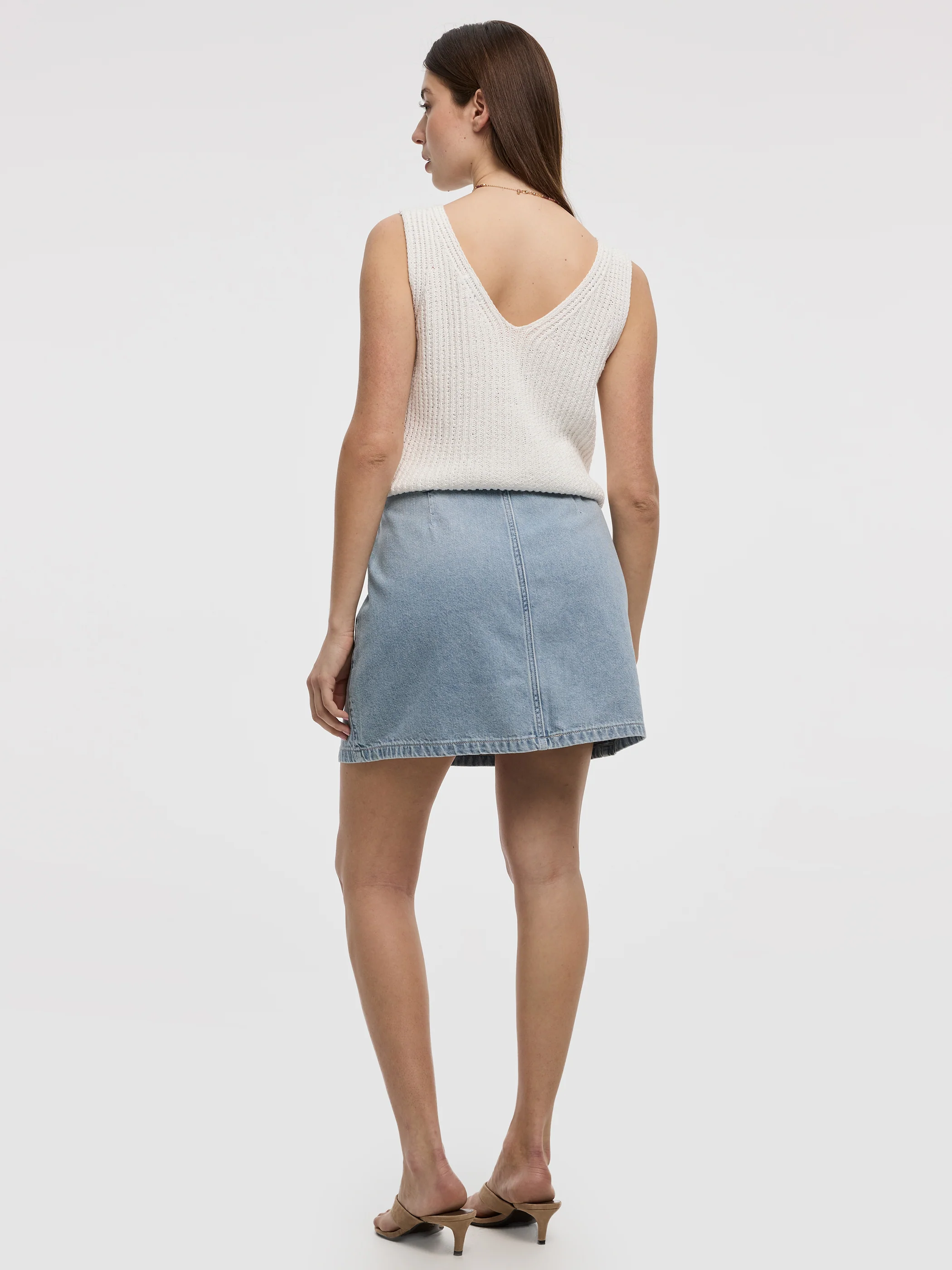 Mini Denim Skirt - Image 3