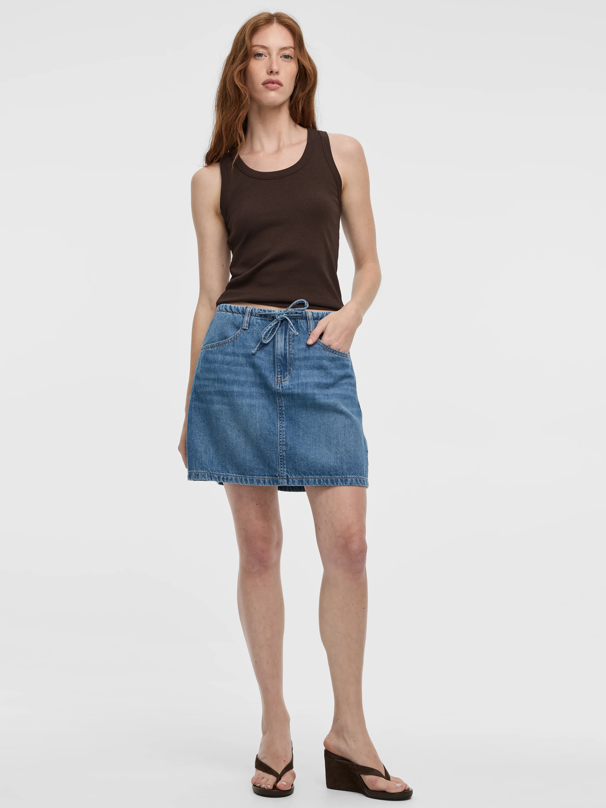 Mini Denim Skirt - Image 5