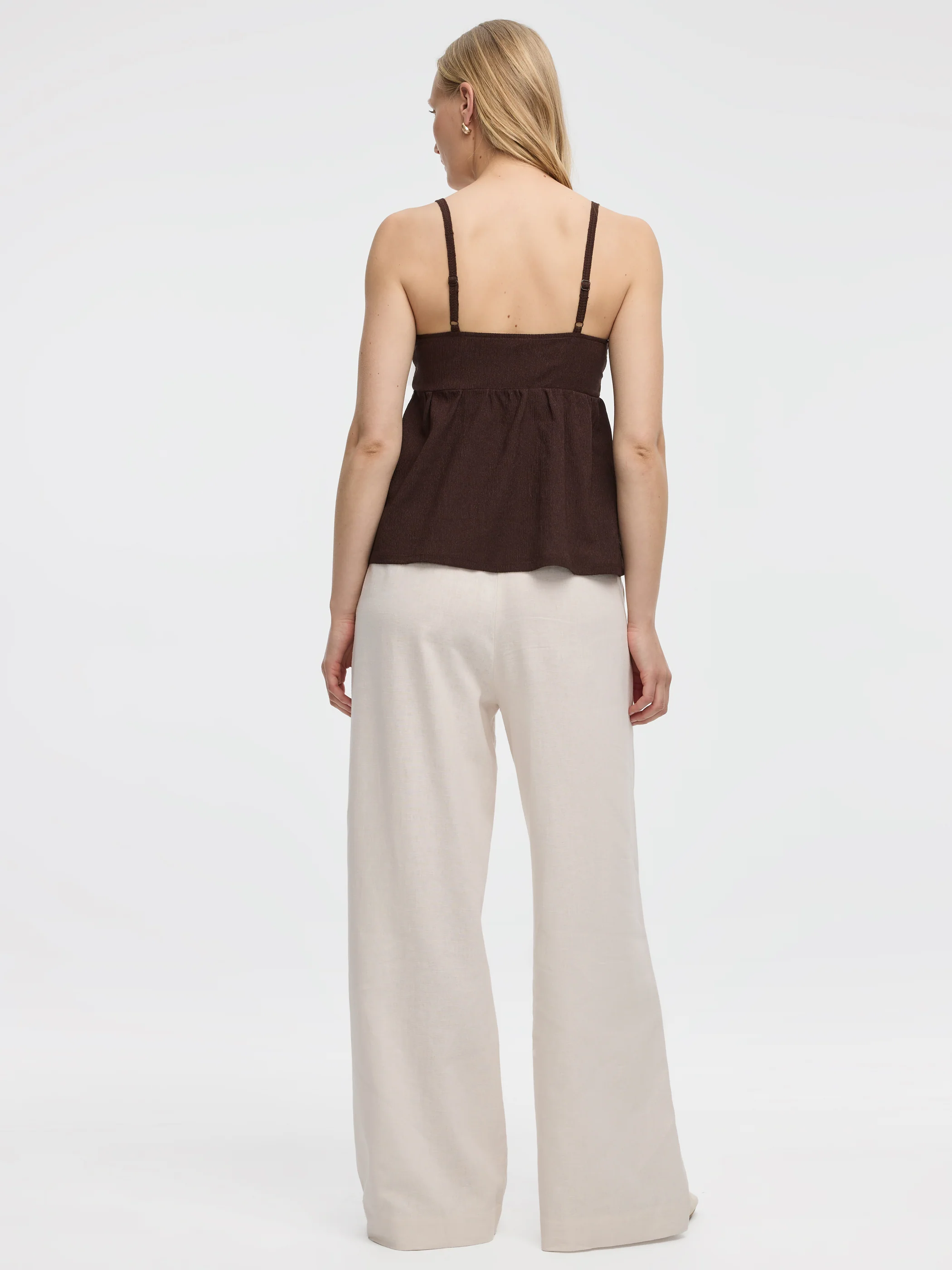 V-Neck Mix-Media Cami - Image 7
