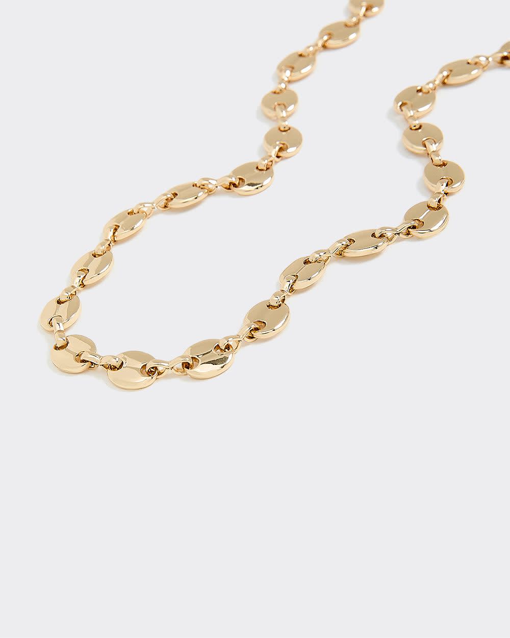 Short Anchor-Chain Necklace - Image 2