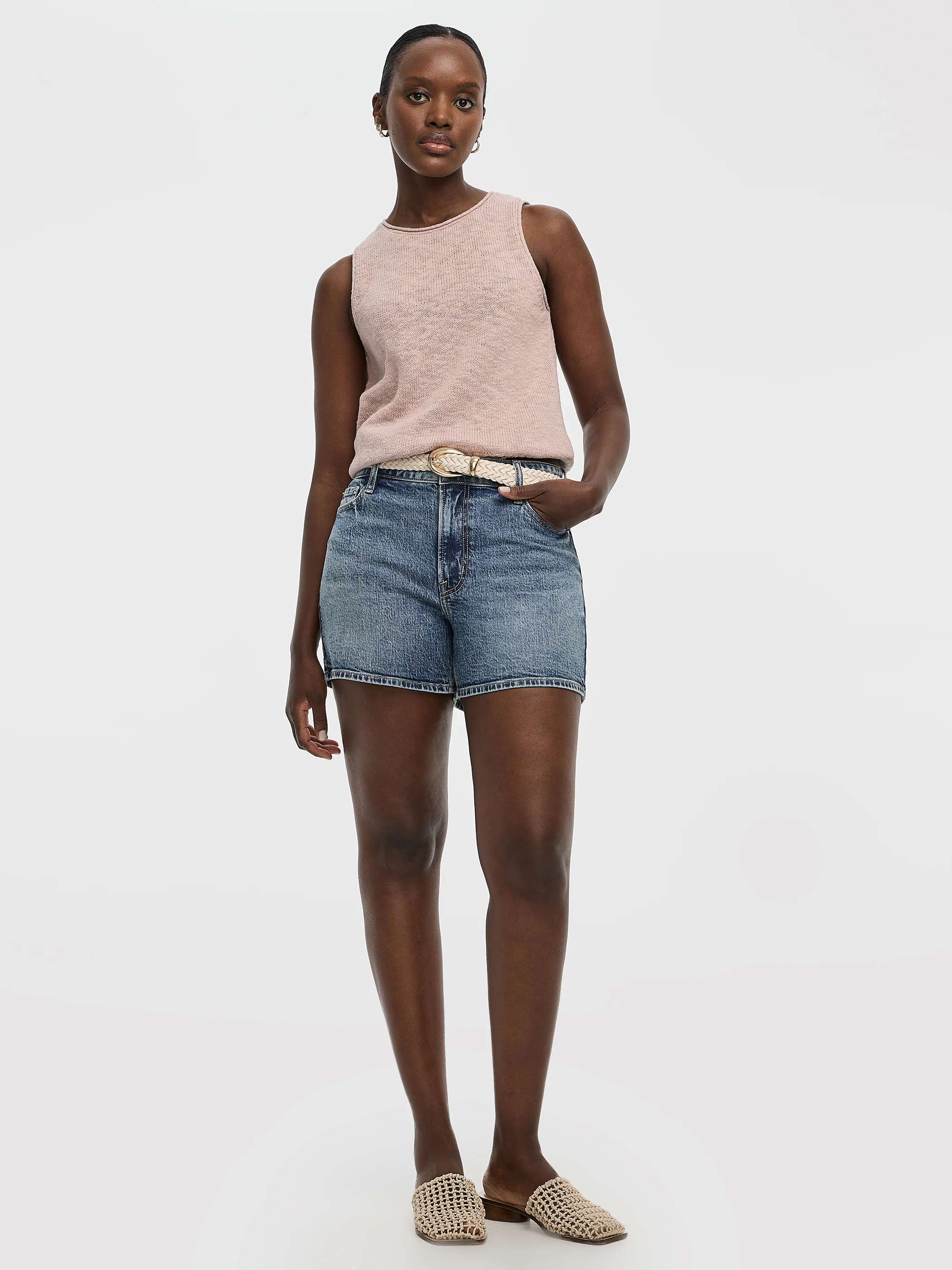 Mom Denim Shorts - Image 5