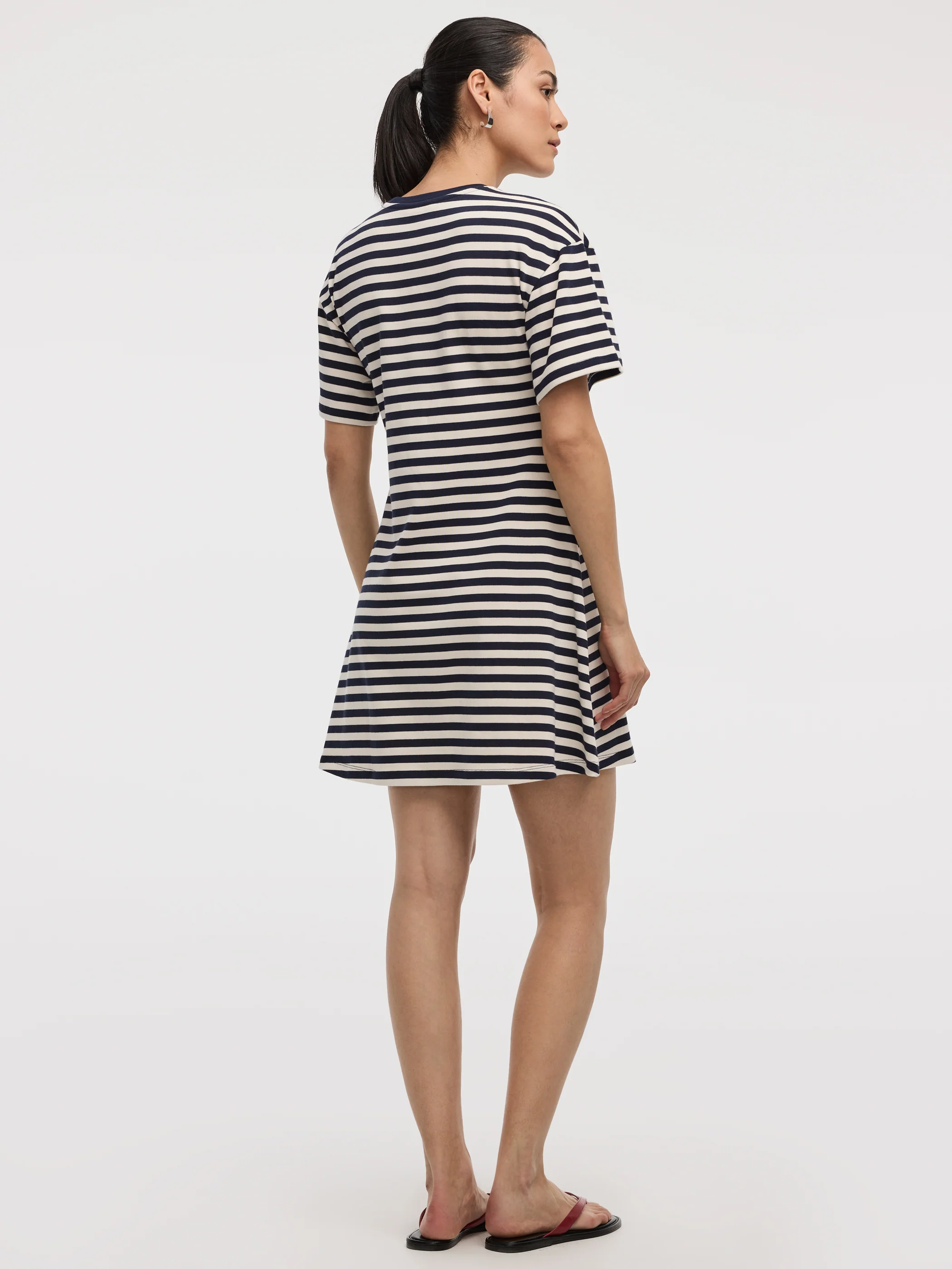 Striped T-Shirt Dress - Image 3