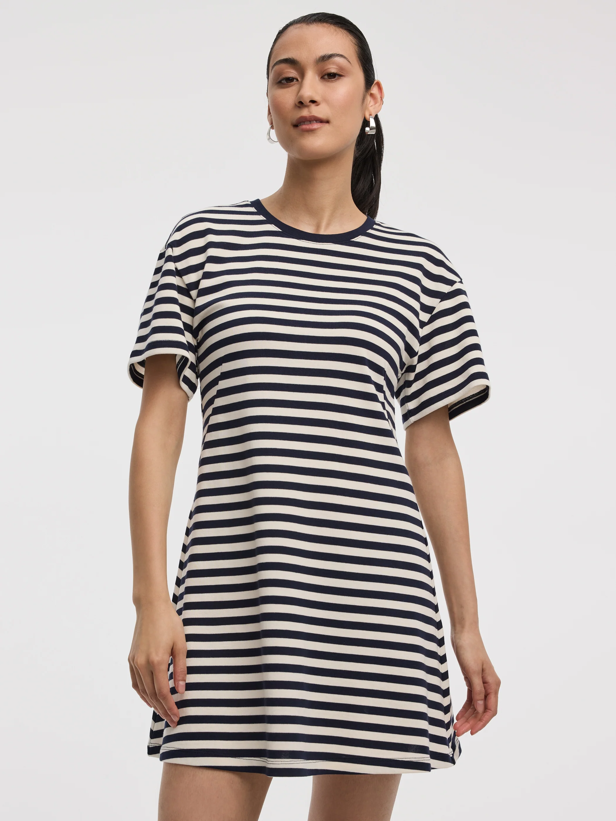 Striped T-Shirt Dress - Image 4