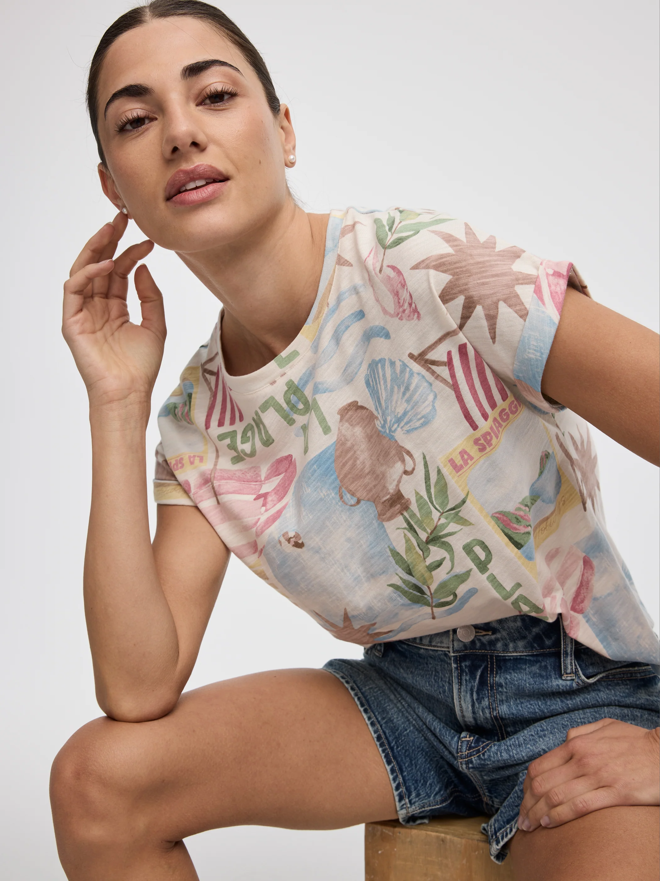 Short-Sleeve Crew-Neck T-Shirt - Image 8