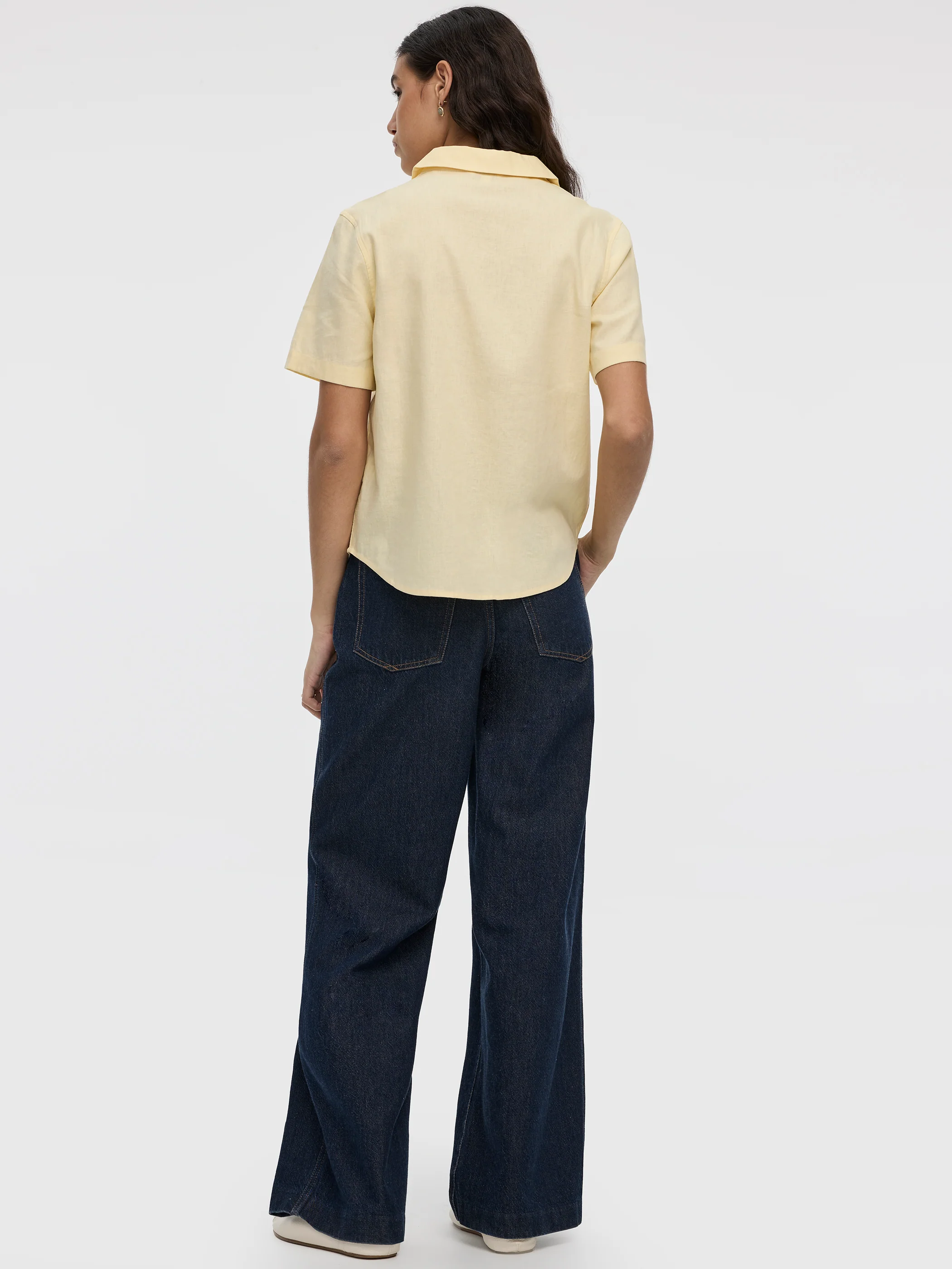 Short-Sleeve Shirt with Pyjama Collar - Image 11