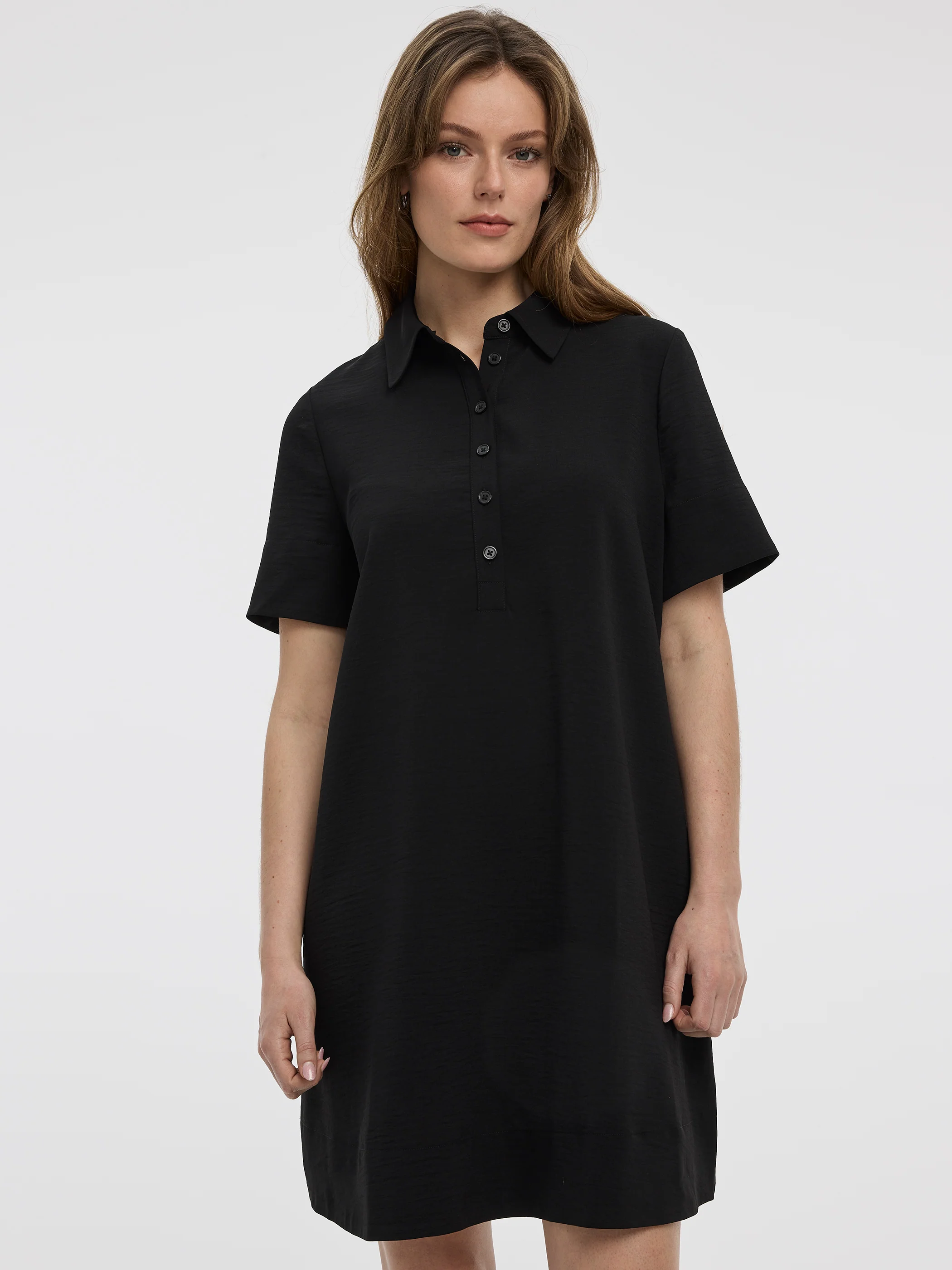 Short-Sleeve Polo Dress - Image 4