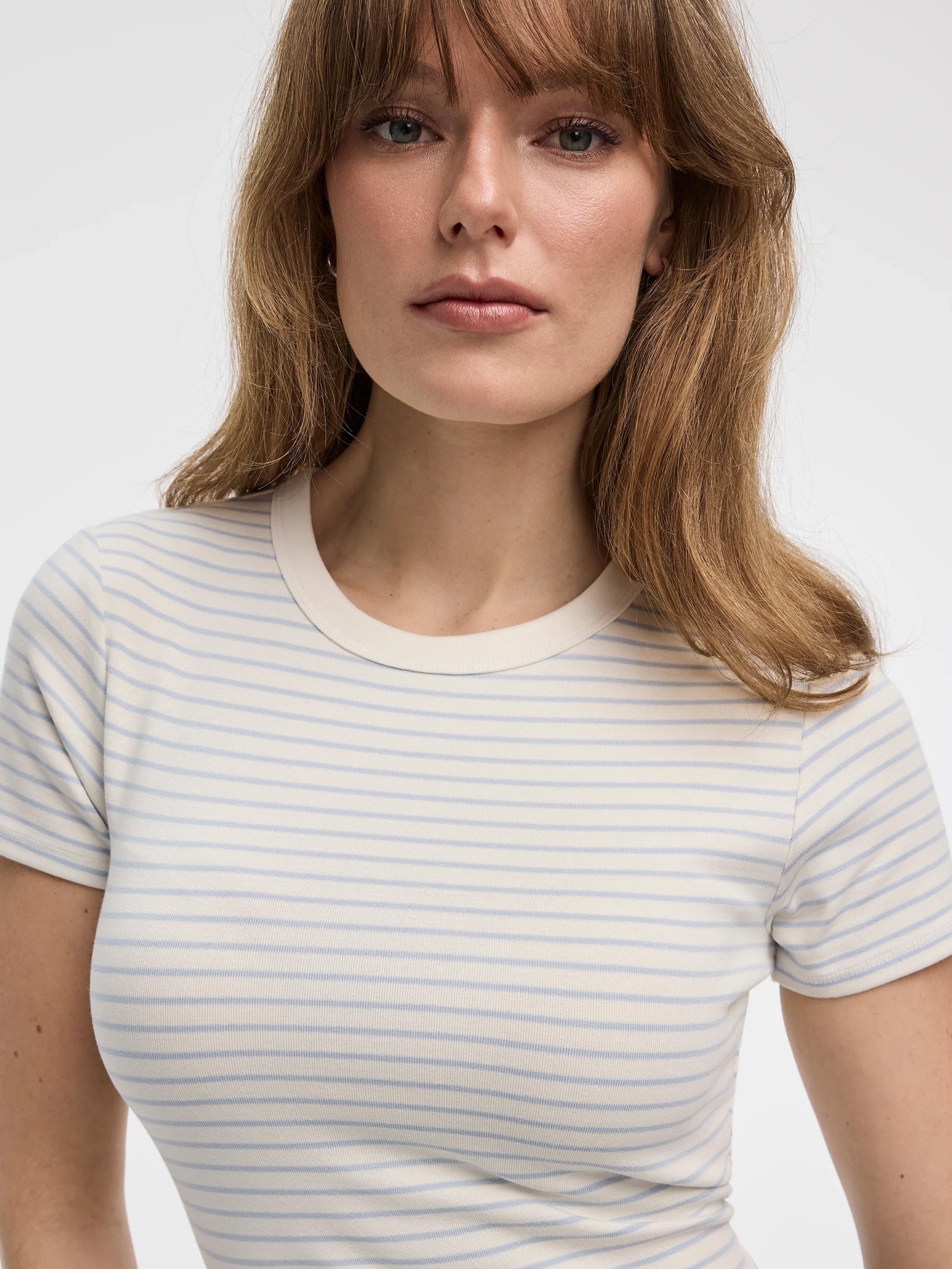 Striped Ribbed Crew-Neck T-Shirt - Image 8