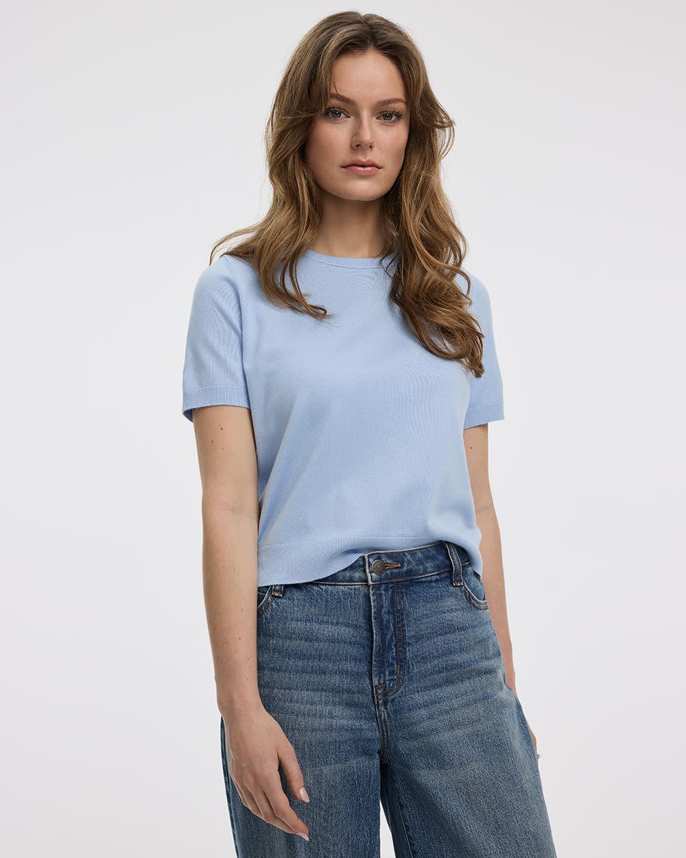 Crew-Neck Sweater Tee - R Essentials - Image 10