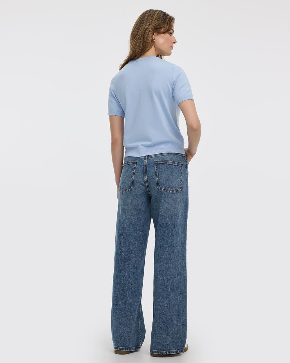 Crew-Neck Sweater Tee - R Essentials - Image 12