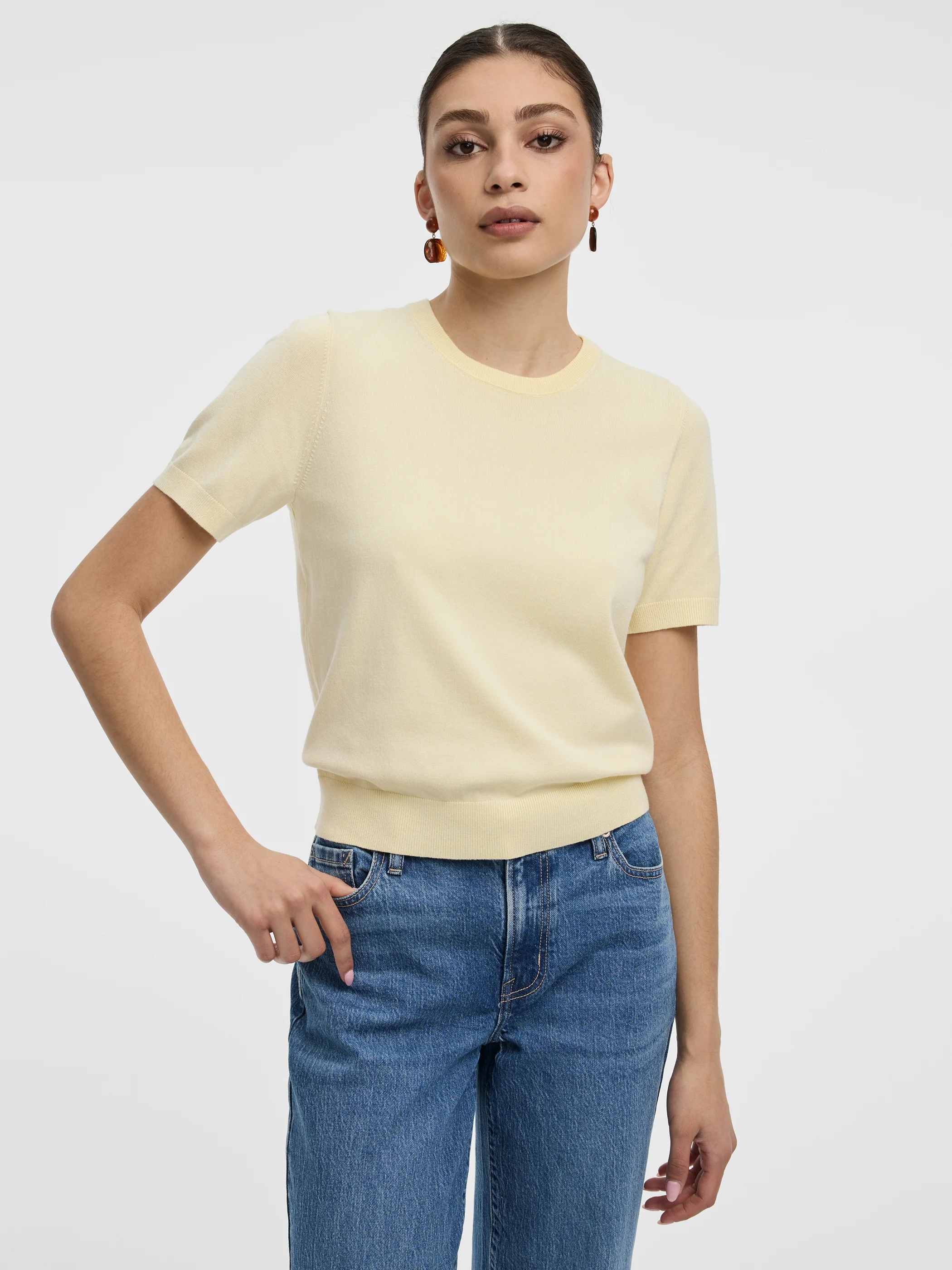 Crew-Neck Sweater Tee - R Essentials - Image 22