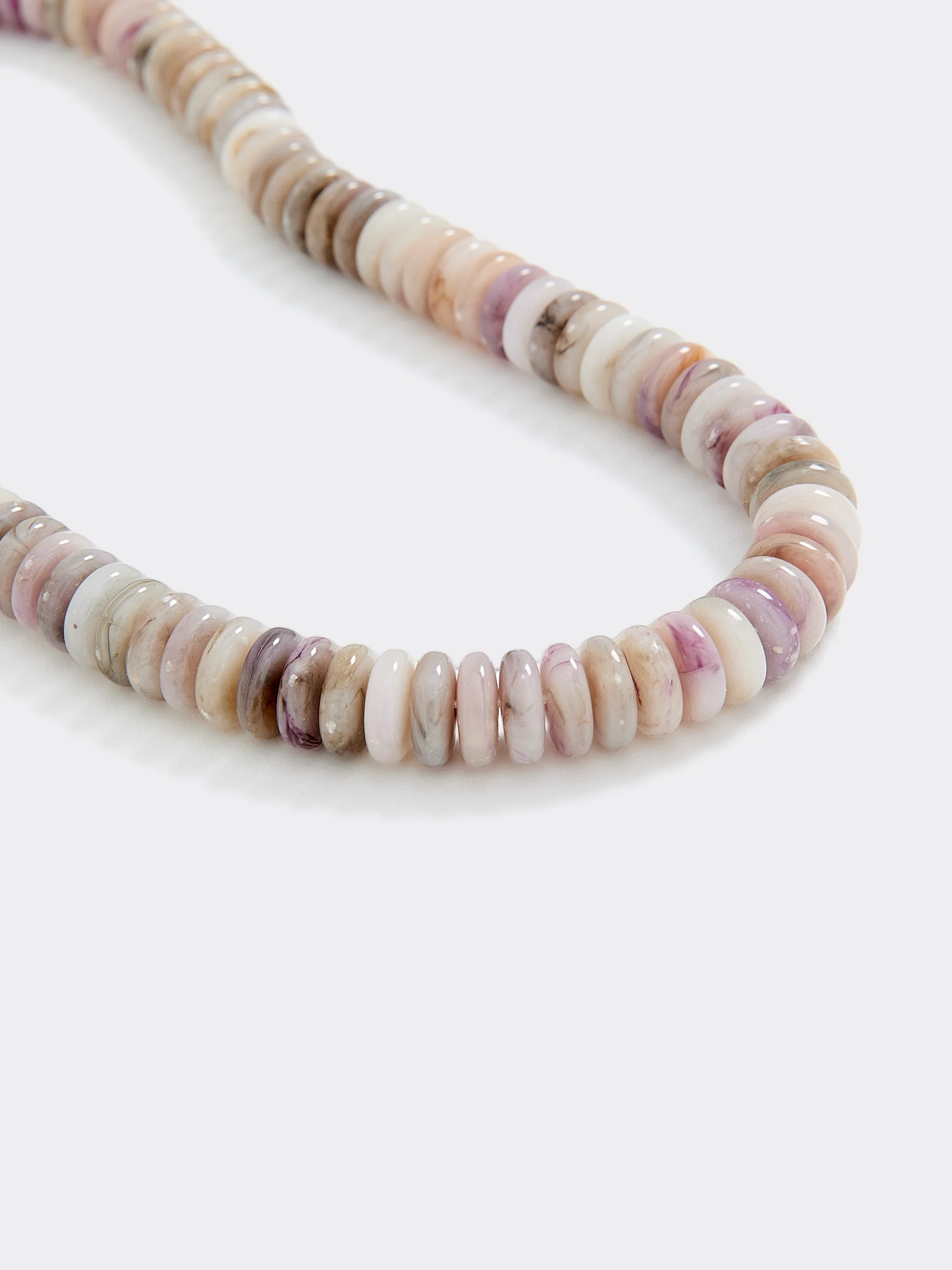 Short Necklace with Disc Beads - Image 2