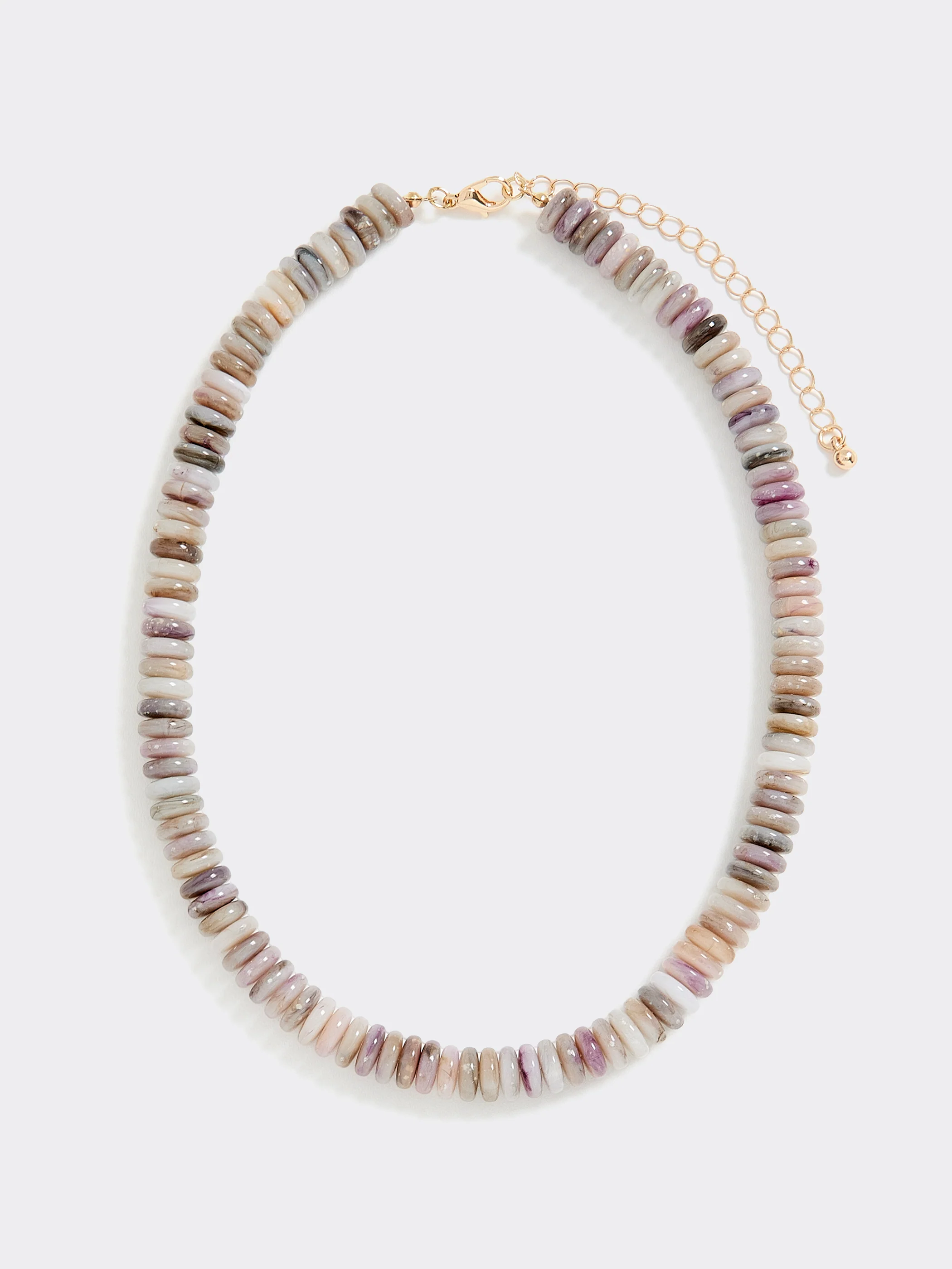 Short Necklace with Disc Beads - Image 3