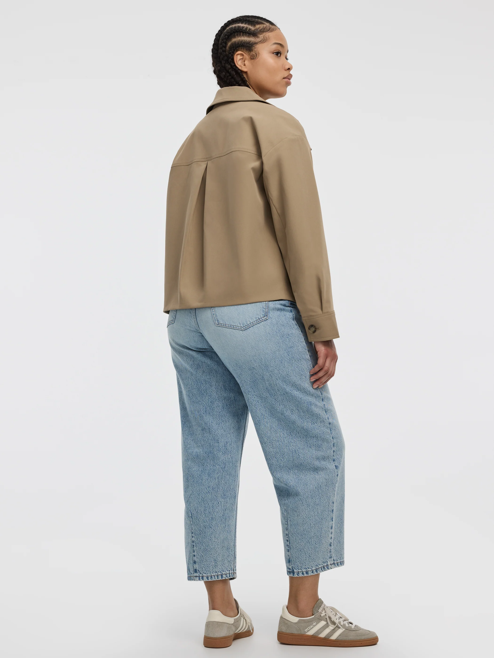Short Mock-Neck Coat - Image 6