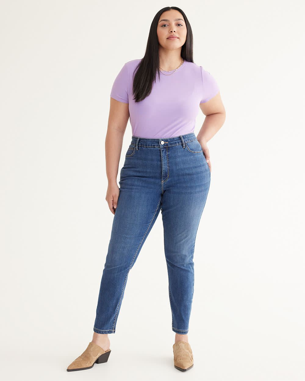 Skinny-Leg High-Rise Jean - The Signature (R) - Curvy Fit - Image 3