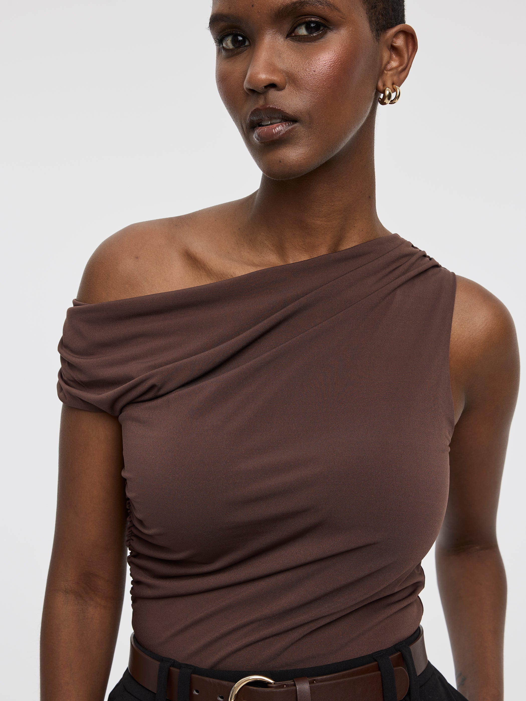 Shirred Off-the-Shoulder Top - Image 6