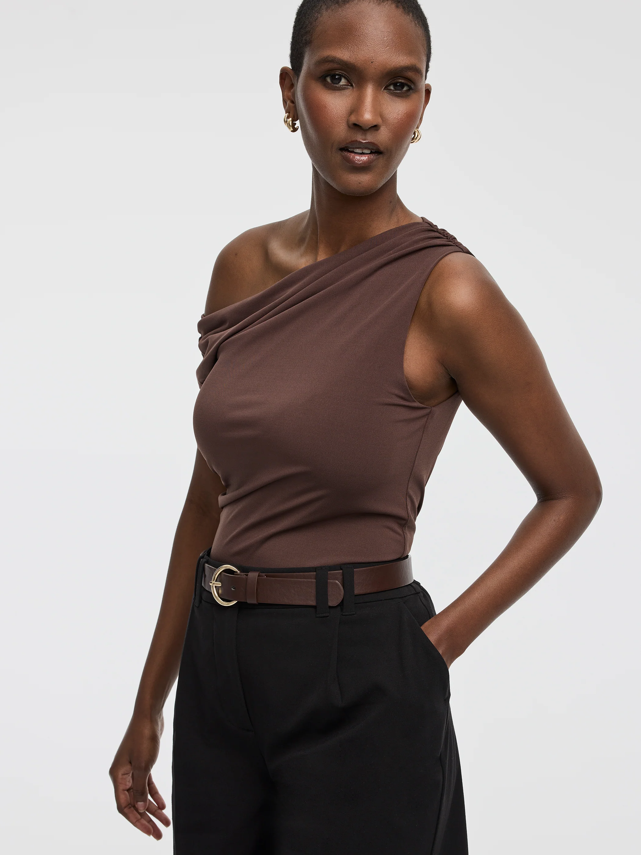 Shirred Off-the-Shoulder Top - Image 8