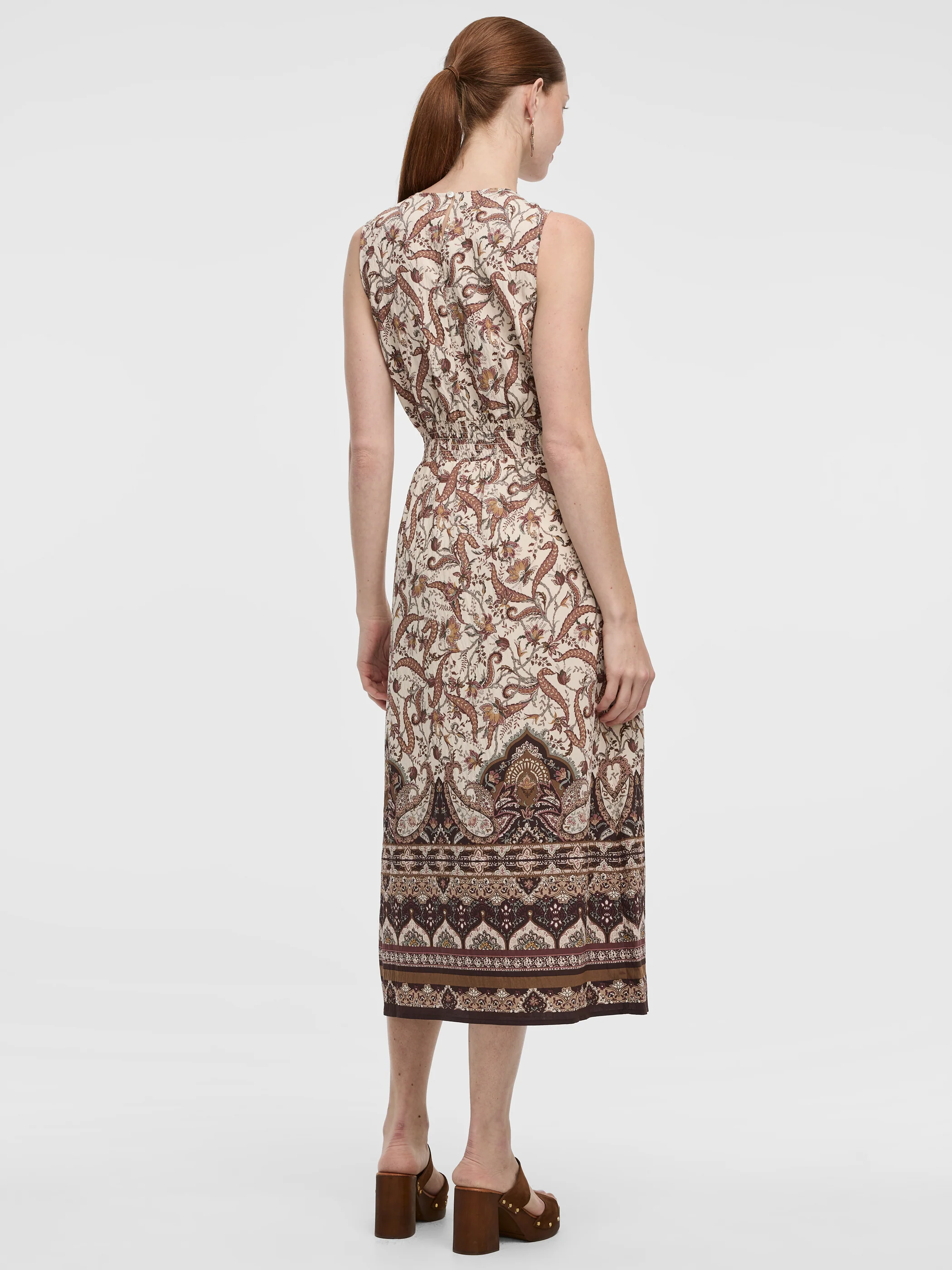 Sleeveless Crew-Neck Maxi Dress - Image 3