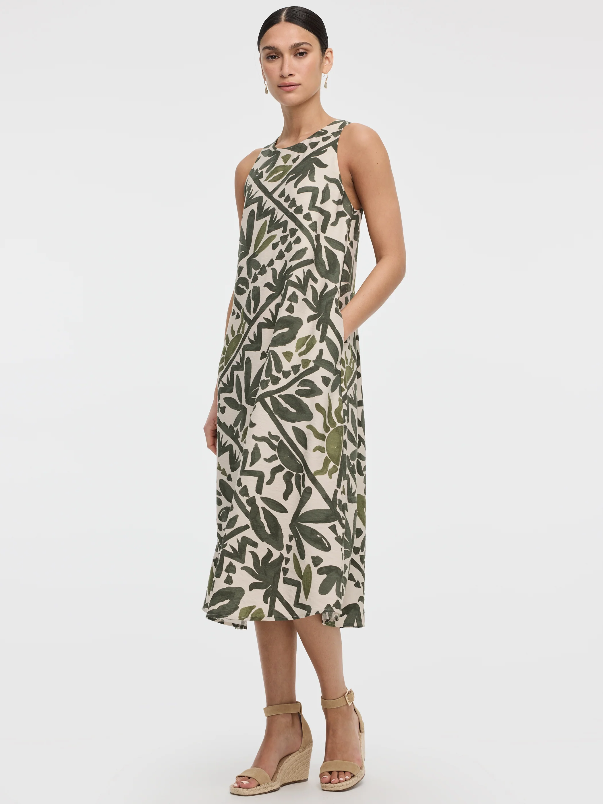 Sleeveless Midi Dress - Image 11