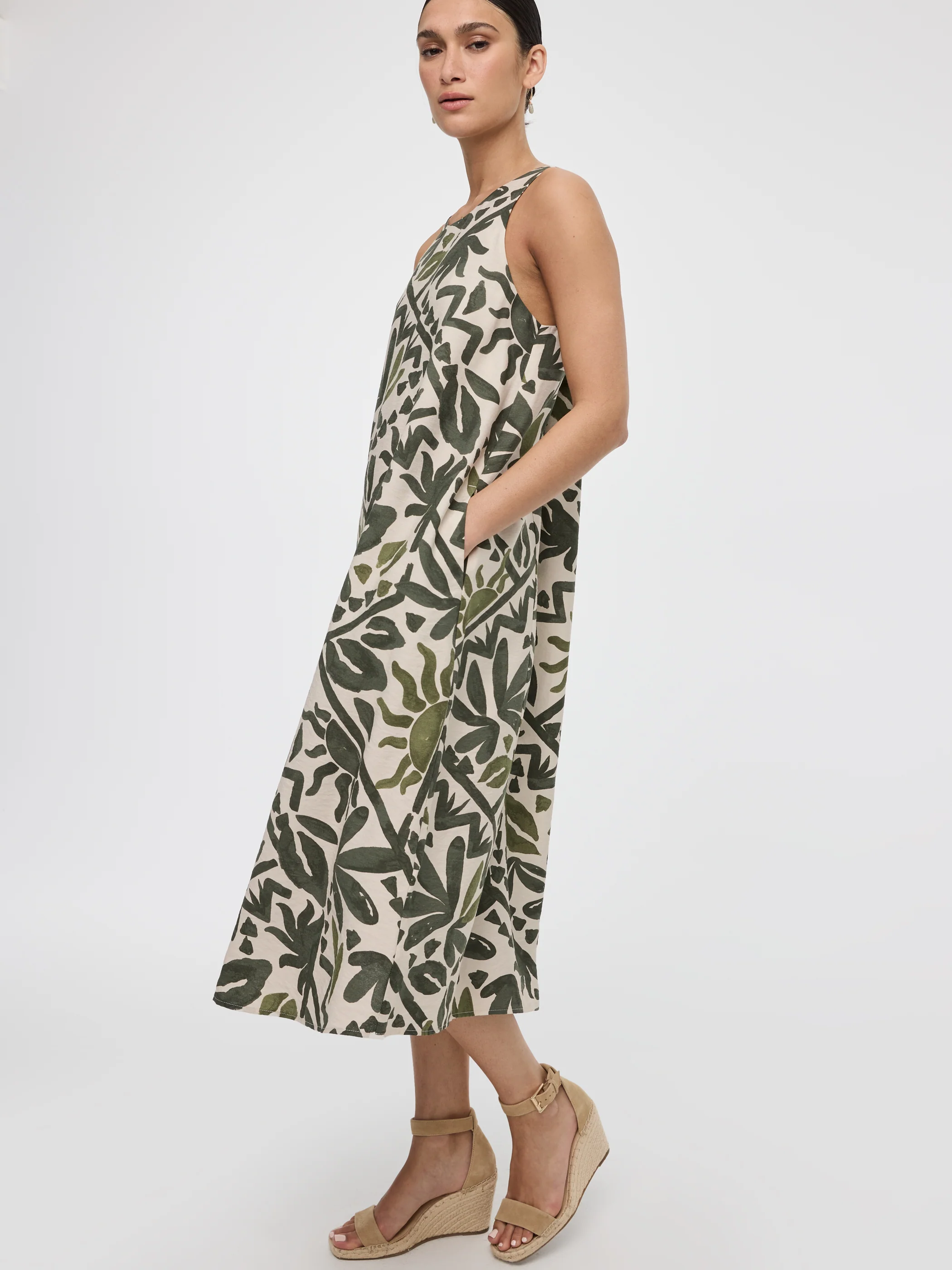 Sleeveless Midi Dress - Image 14