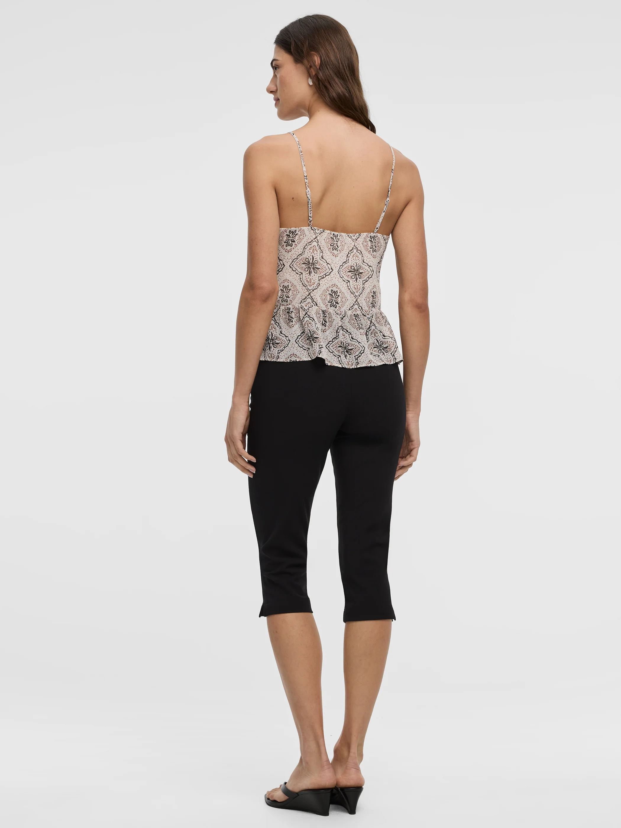 V-Neck Tank with Ruffles - Image 3