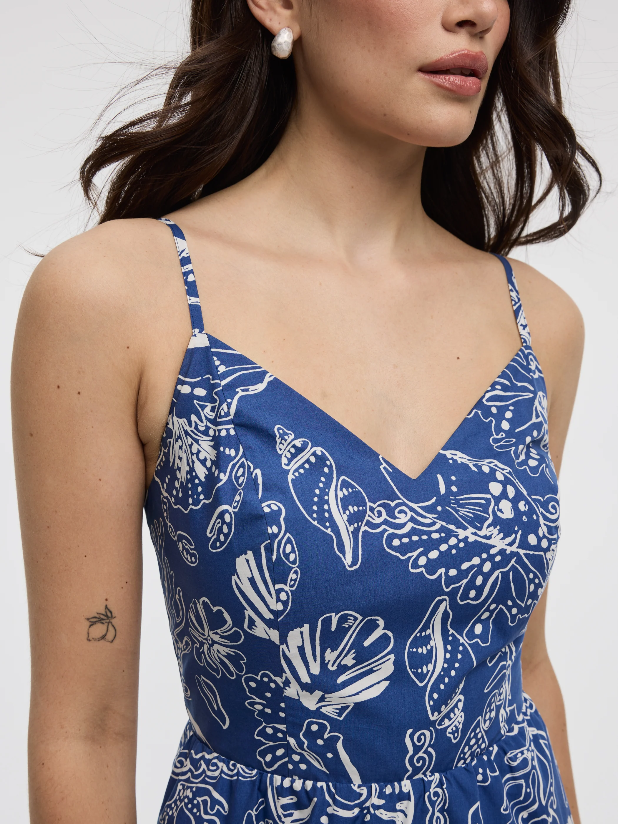 Sleeveless Fit and Flare Midi Dress - Image 6