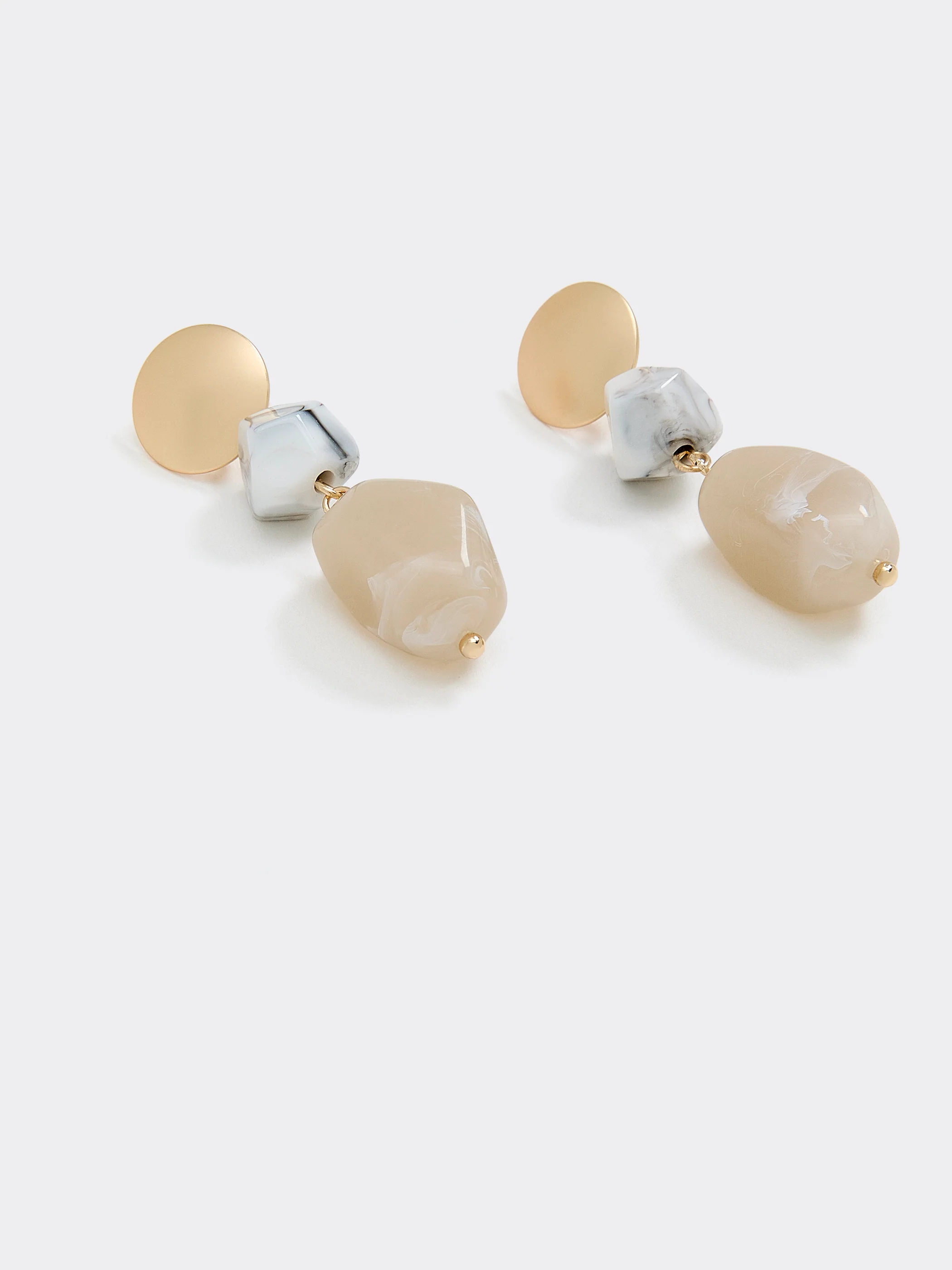 Resin Pendant Earrings - Image 2