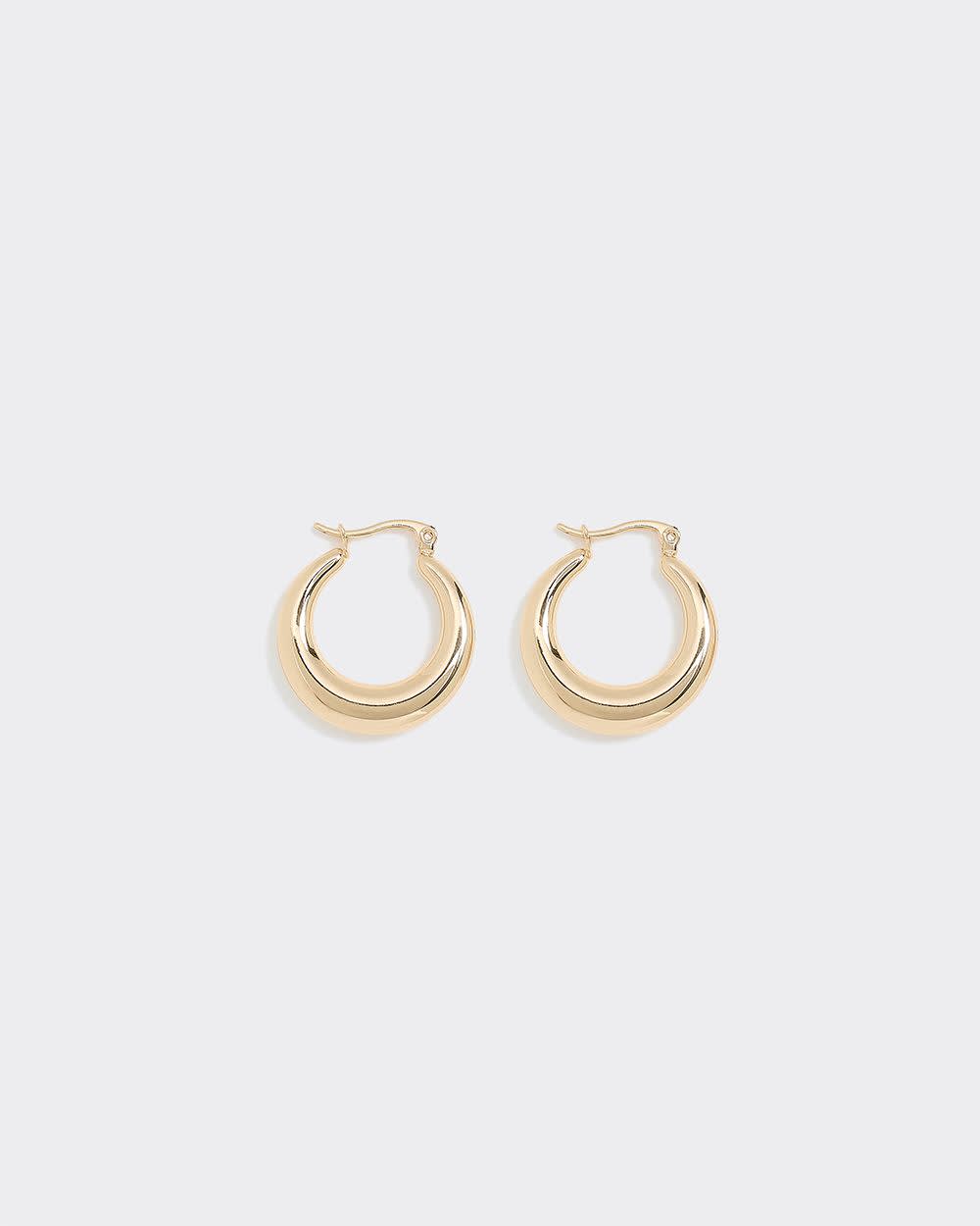 Stainless Steel Chunky Hoops - Image 5