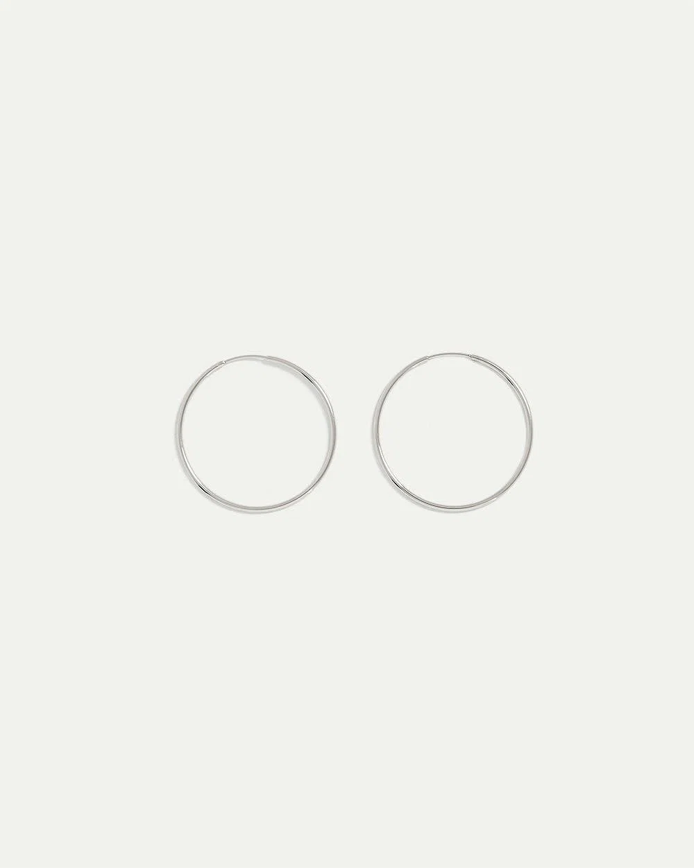 Stainless Steel Large Basic Hoops - Image 2