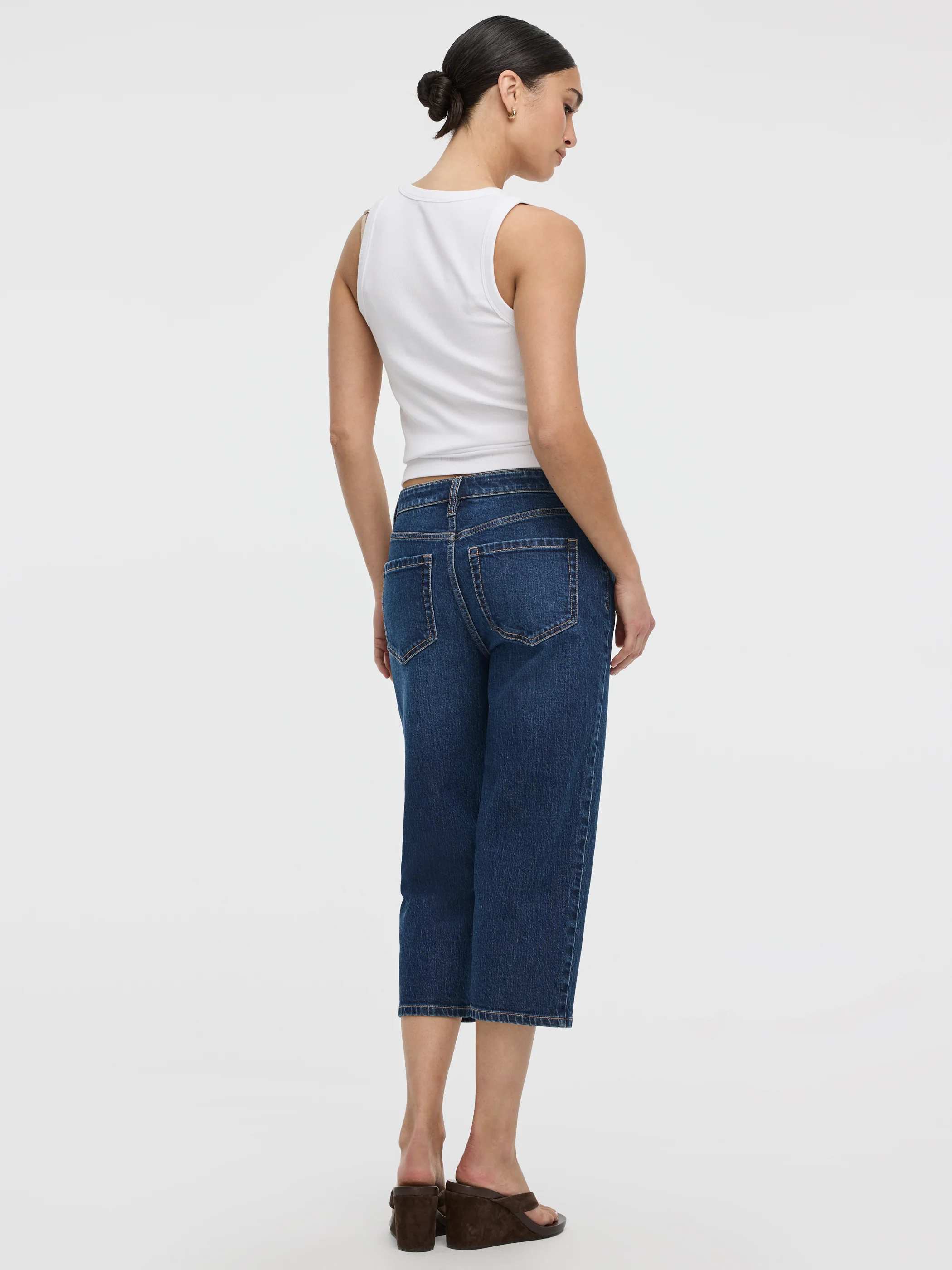 Straight-Leg Mid-Rise Capri Jean - Image 11