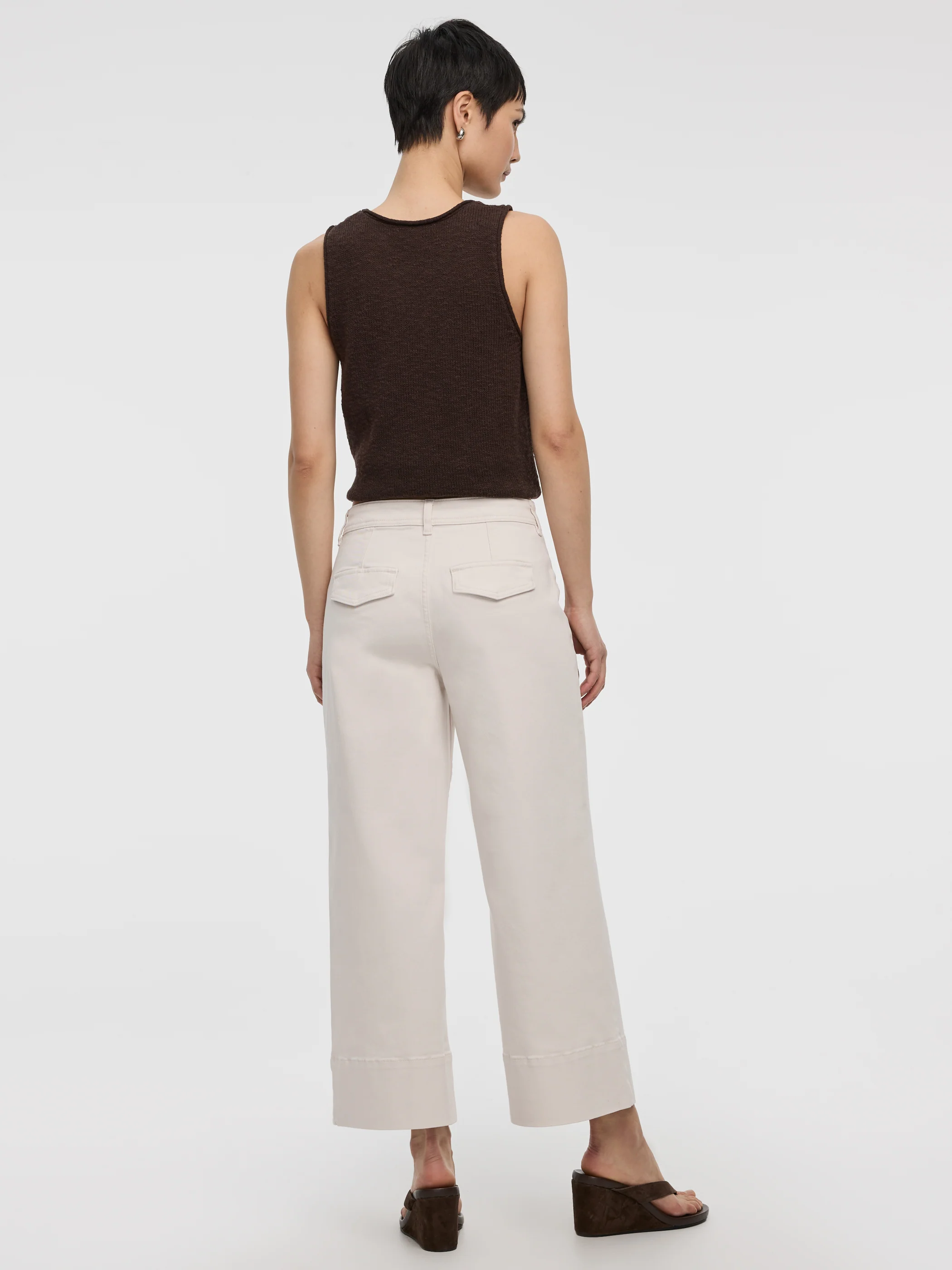Straight-Leg High-Rise Cropped Mariner Pant - Image 4