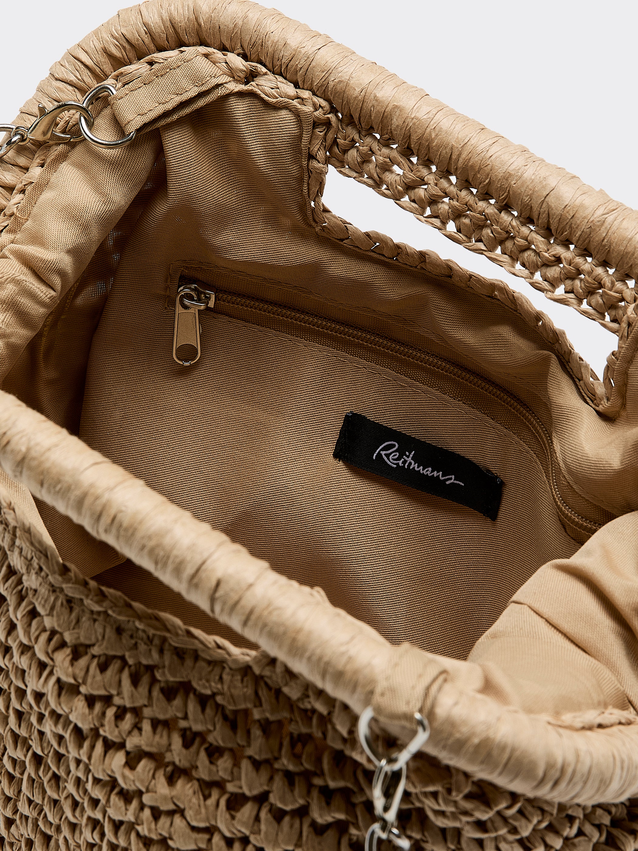 Structured Straw Bag - Image 3