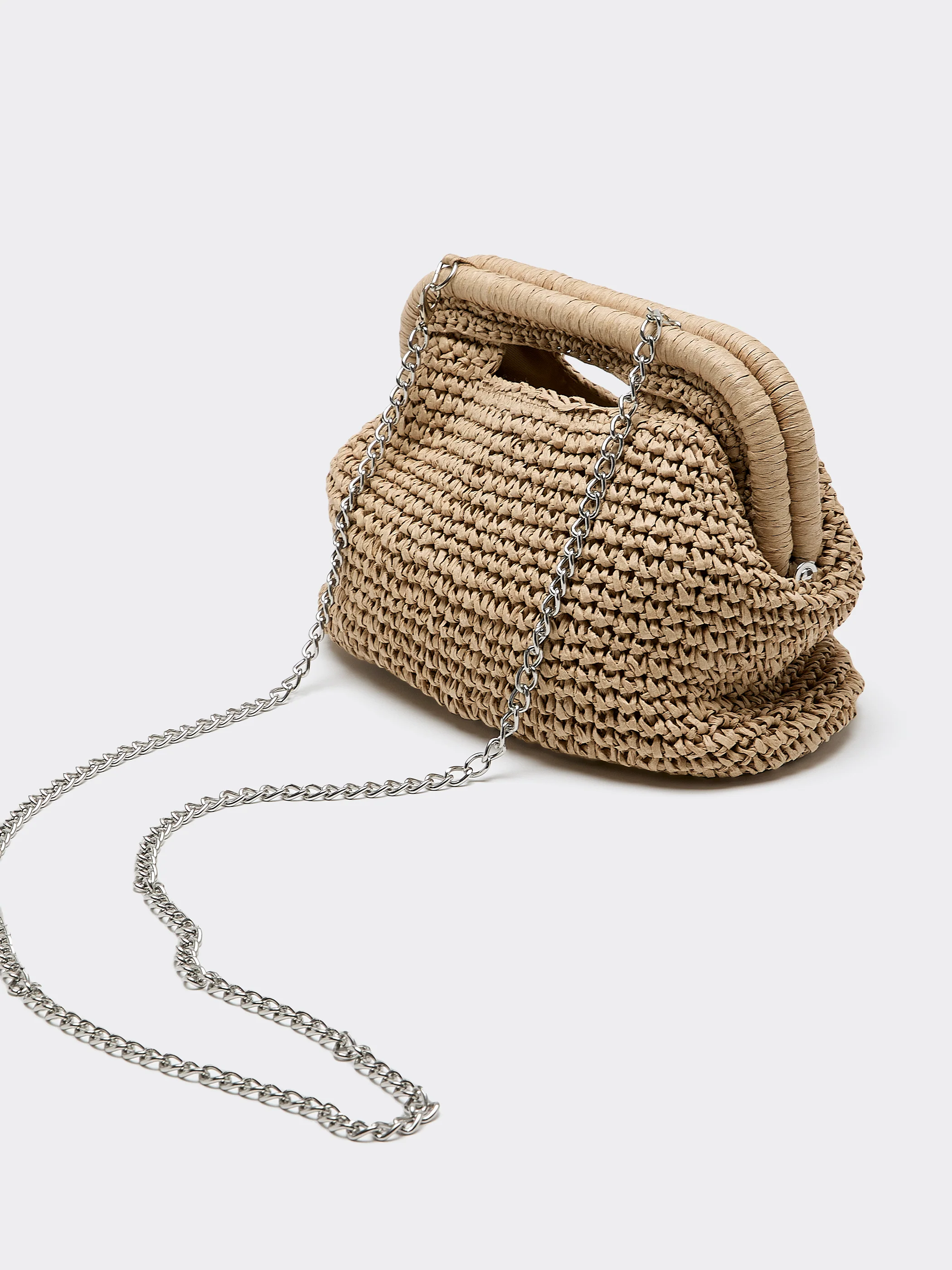 Structured Straw Bag - Image 4