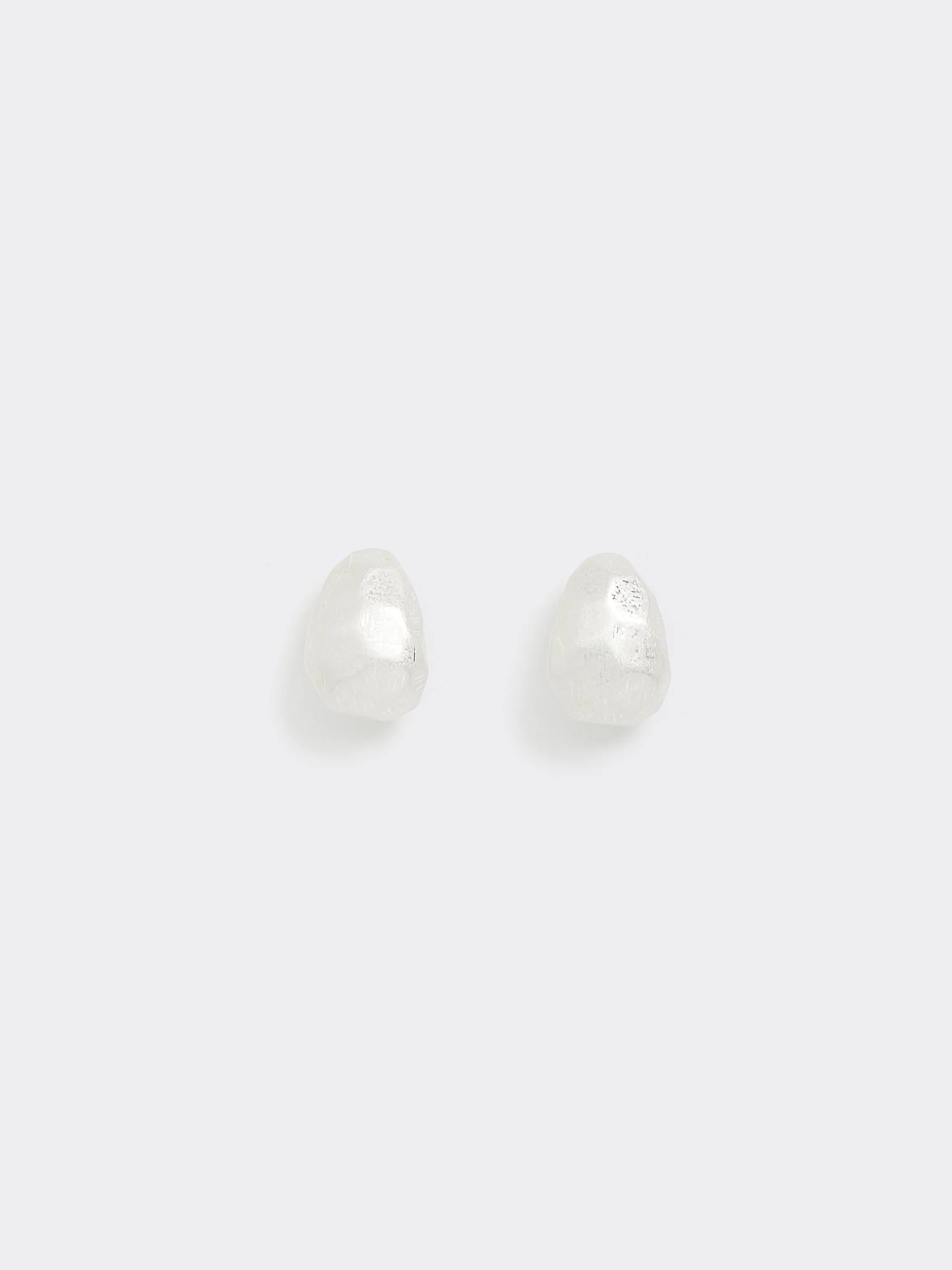 Hammered Stud Earrings - Image 2