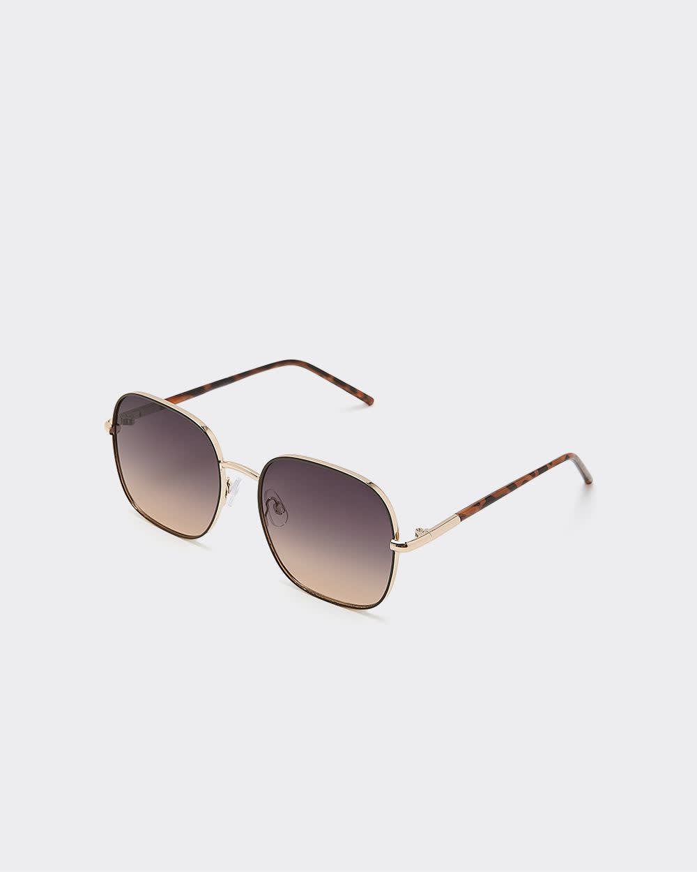 Tortoise Sunglasses with Square Frame - Image 4