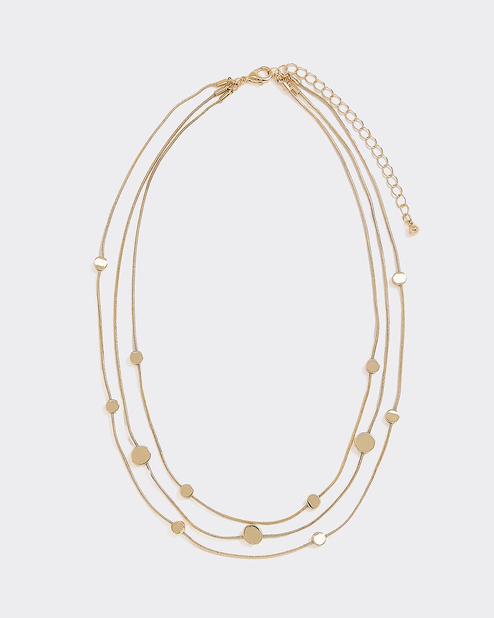 Three-Layer Beaded Necklace - Image 4